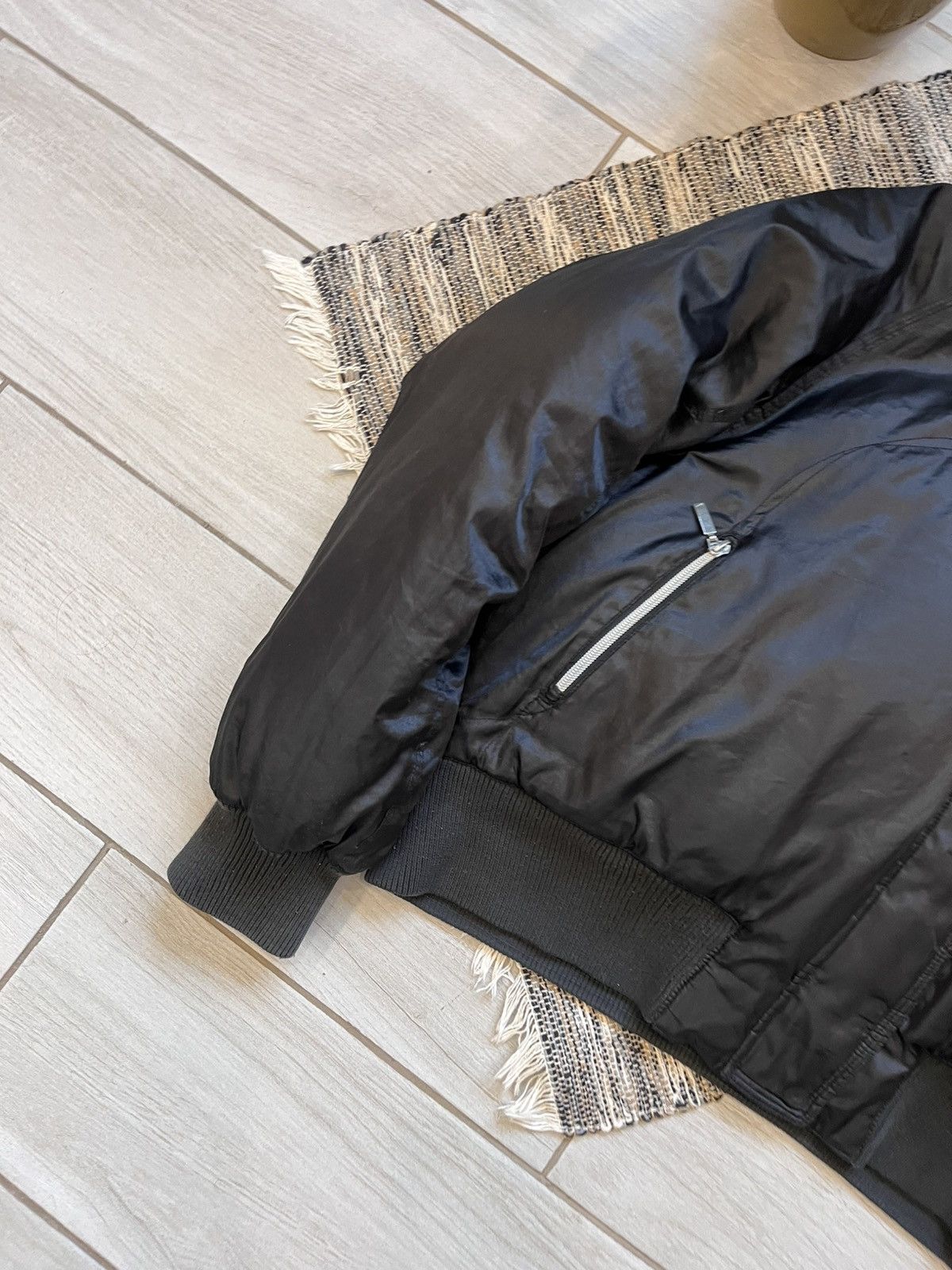 Nike × Vintage Rare Vintage Nike down jacket bomber black opium Alaska Size XL / US 12-14 / IT 48-50 - 4 Thumbnail