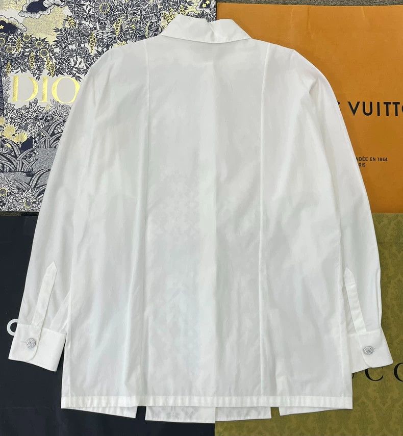 Chanel chanel White hollow stitching shirt Size XS / US 0-2 / IT 36-38 - 3 Thumbnail