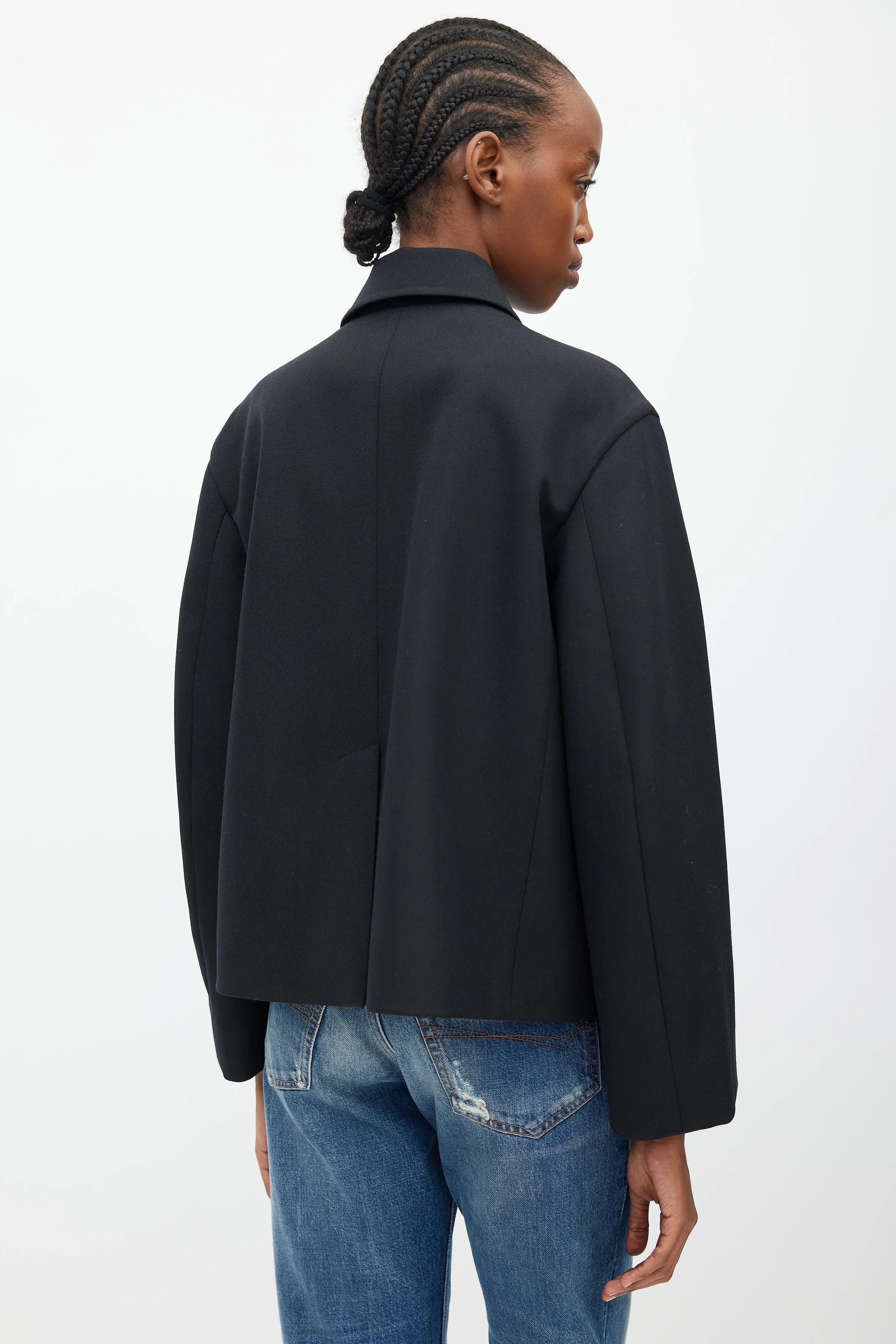Balenciaga o1s1wg110225 Markdown Runway jacket in Black Size XS / US 0-2 / IT 36-38 - 5 Thumbnail