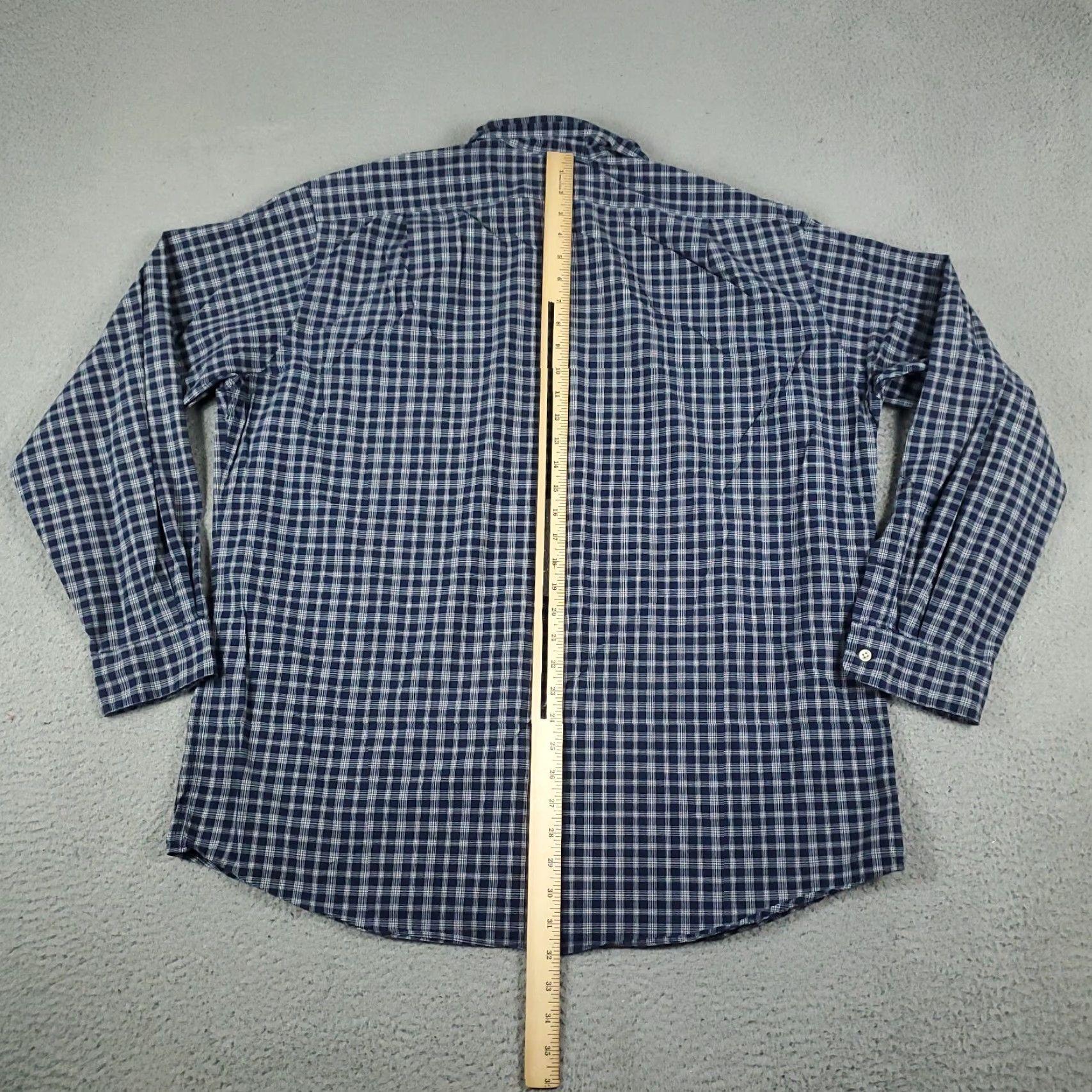 Ralph Lauren Ralph Lauren Shirt Mens XL Blue Plaid Pony Button-Up Long Sleeve Size US XL / EU 56 / 4 - 4 Thumbnail