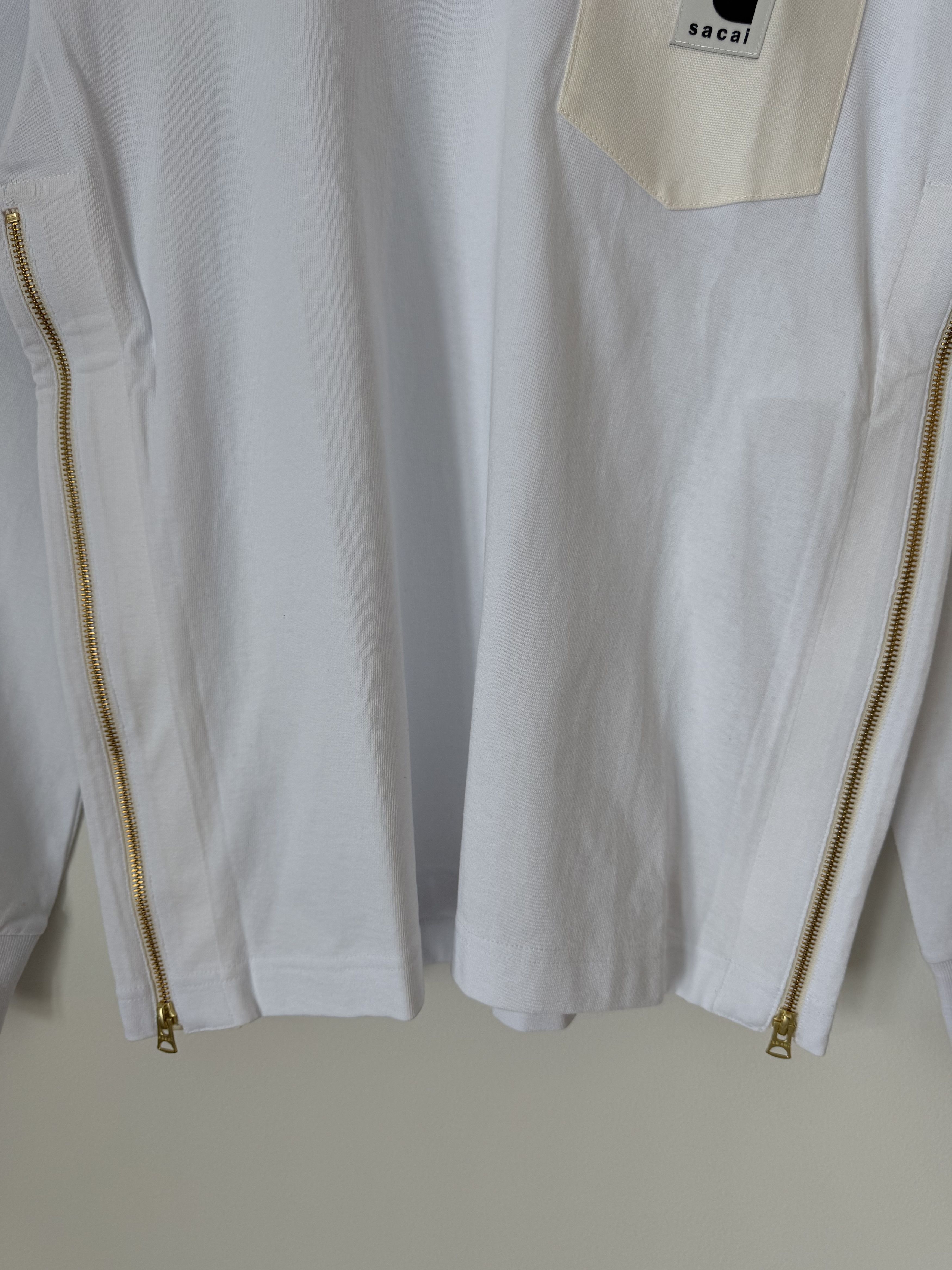 Carhartt Wip × Sacai Sacai Carhartt WIP Long Sleeve Shirt in White Size US M / EU 48-50 / 2 - 3 Thumbnail