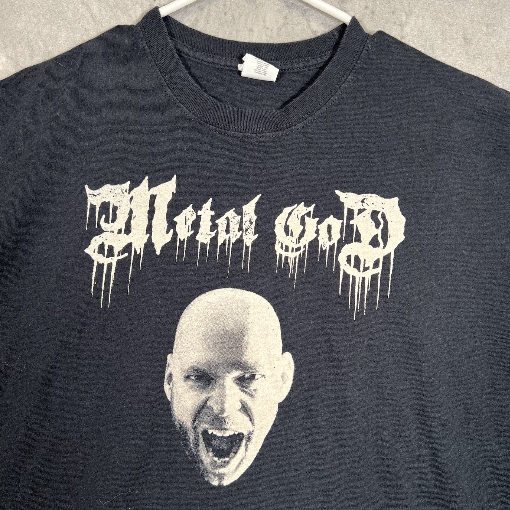 Gildan A1 Metal God One Day World Tour 2019 T Shirt Adult XL Black Mens Size US XL / EU 56 / 4 - 5 Thumbnail
