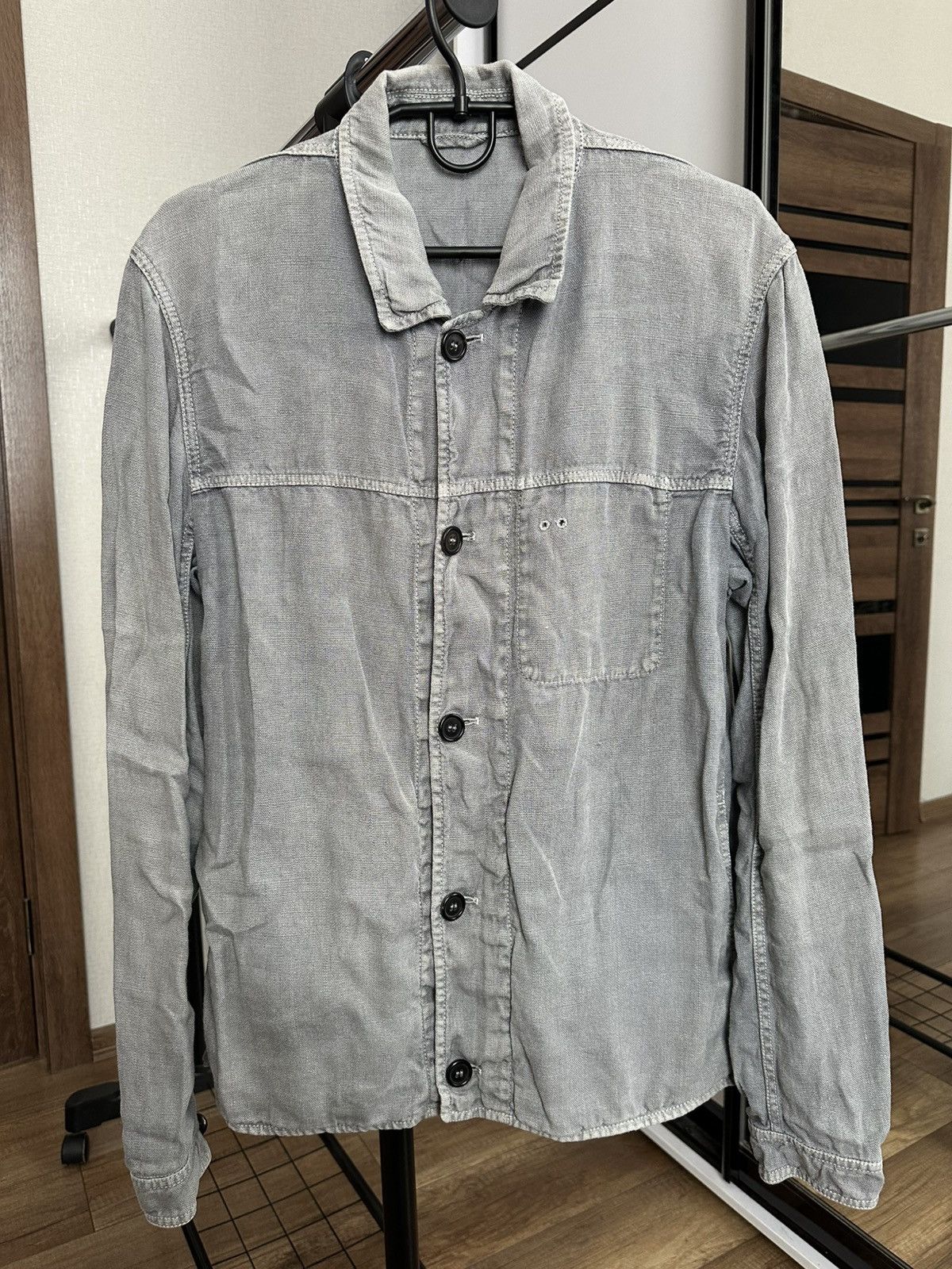Prada SS 2001 Prada Shirt Overshirt Button Up Long Sleeve Vintage Size US S / EU 44-46 / 1 - 5 Thumbnail