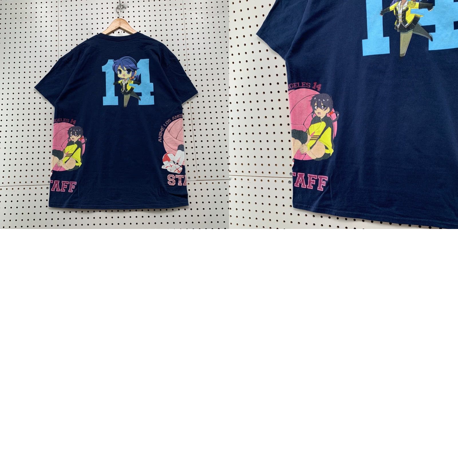 Gildan Chibi Anime Test Print Shirt Mens XL Blue Ruka Sarashina Staff Print (Gildan, Cotton, Short Sleeve, Crew Neck) Size US XL / EU 56 / 4 - 9 Thumbnail