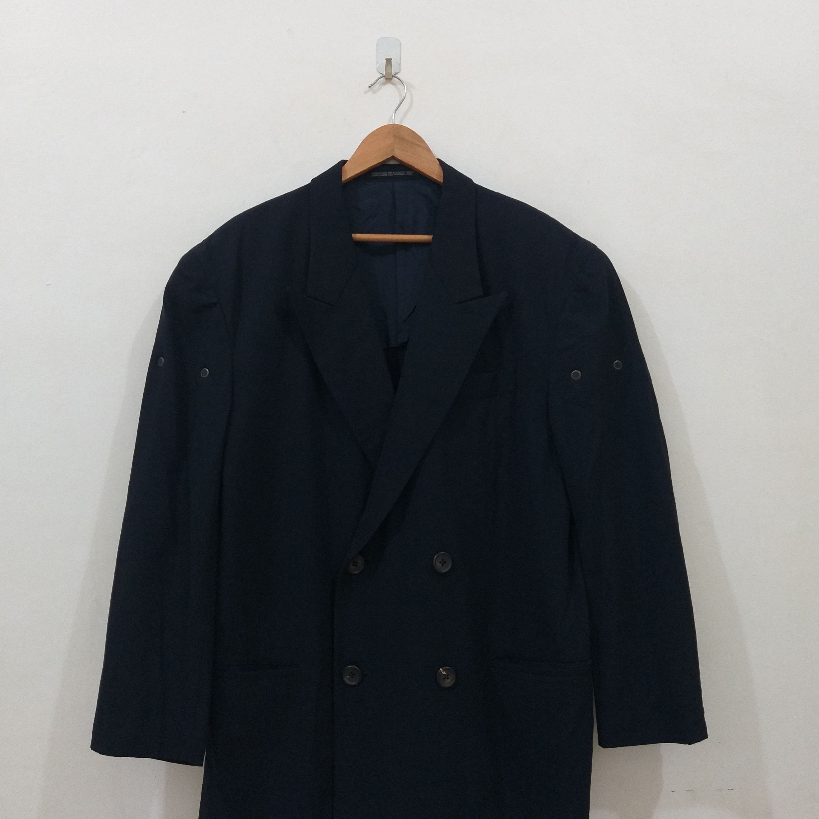 Yohji Yamamoto Yohji Yamamoto Blazer Size 40S - 2 Thumbnail