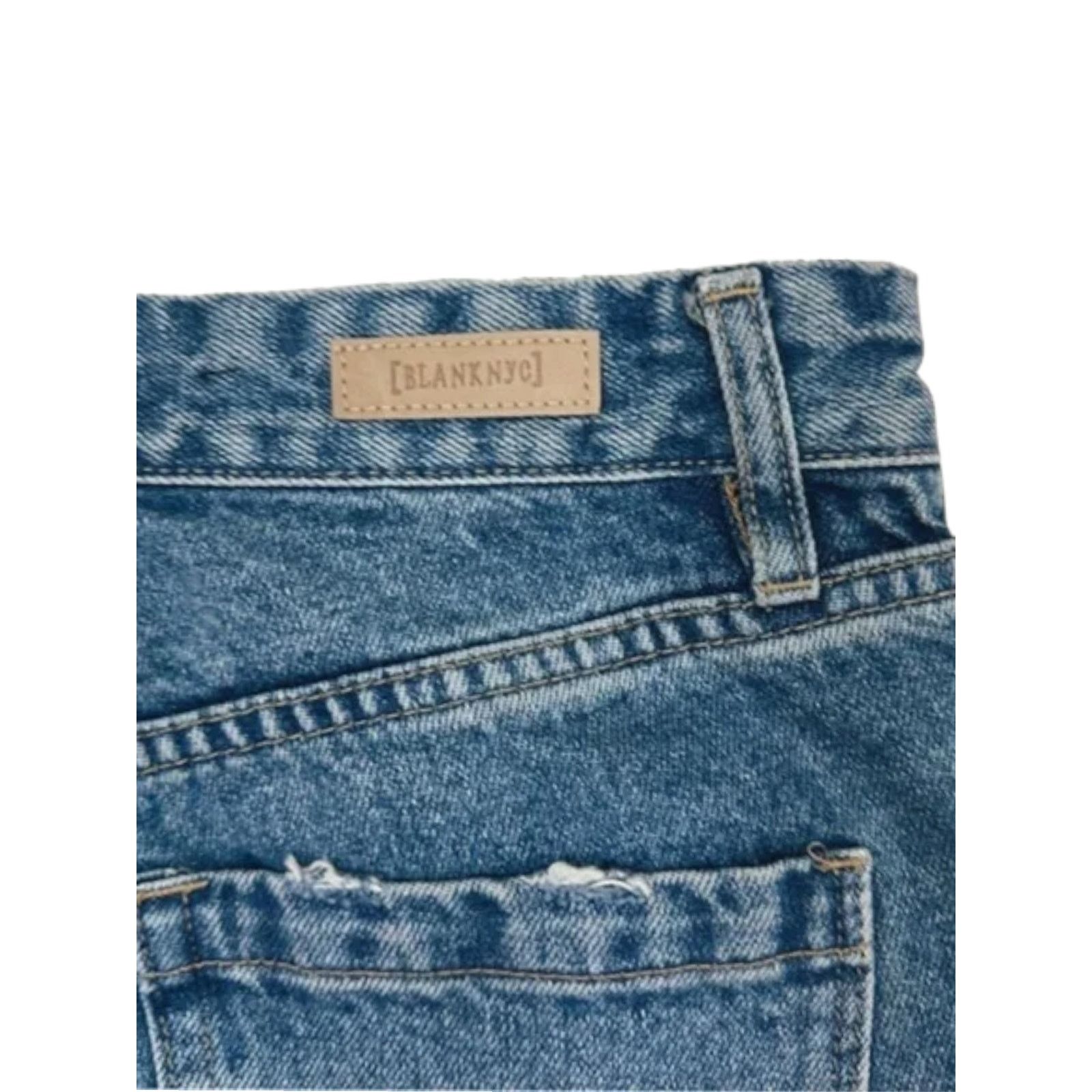 BLANKNYC NWT - Blank NYC Madison Crop Shark Bite Hem Ankle Jeans Size 27" / US 4 / IT 40 - 6 Thumbnail