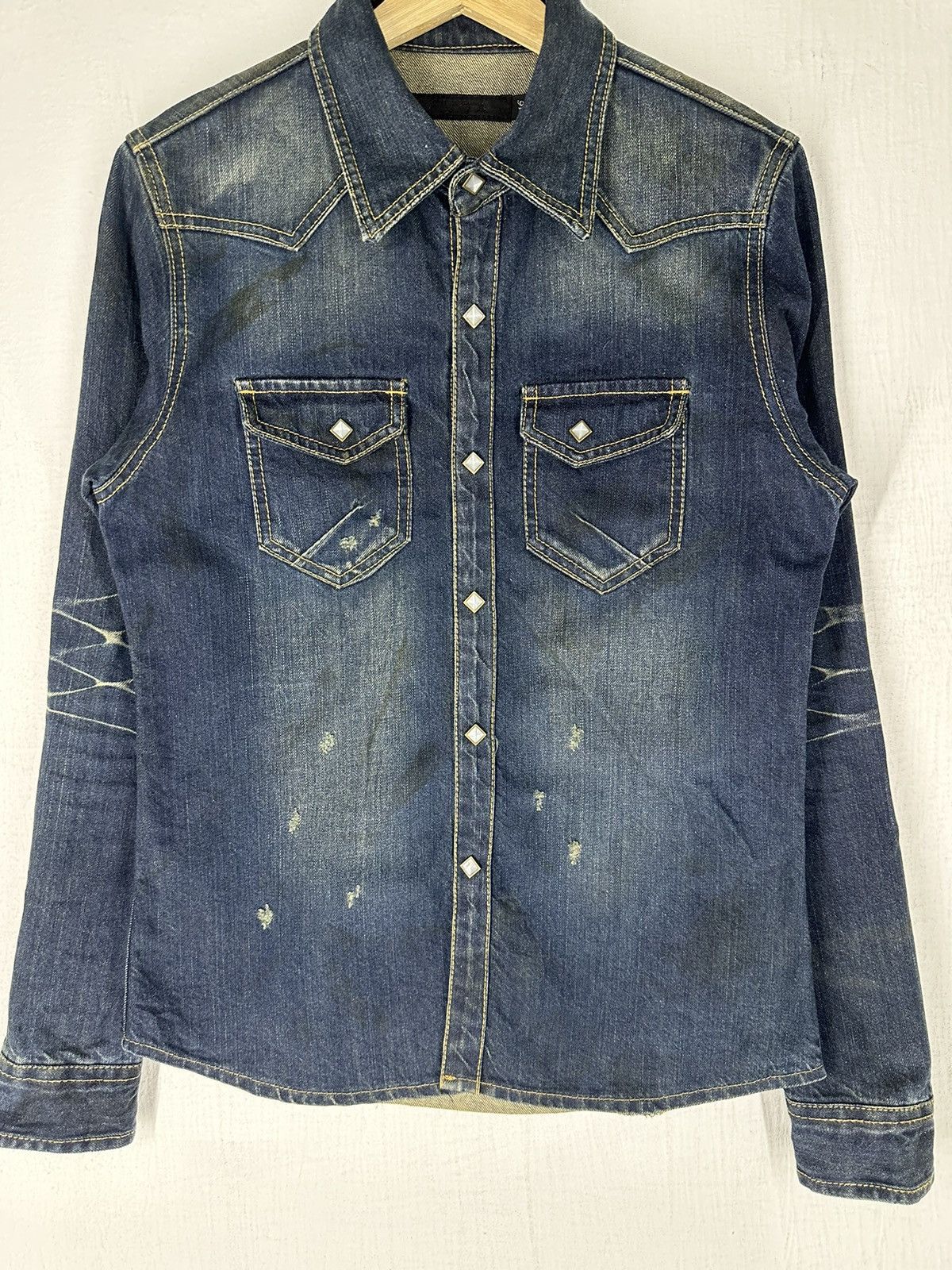Japanese Brand Fuga Denim Jacket Size US S / EU 44-46 / 1 - 4 Thumbnail