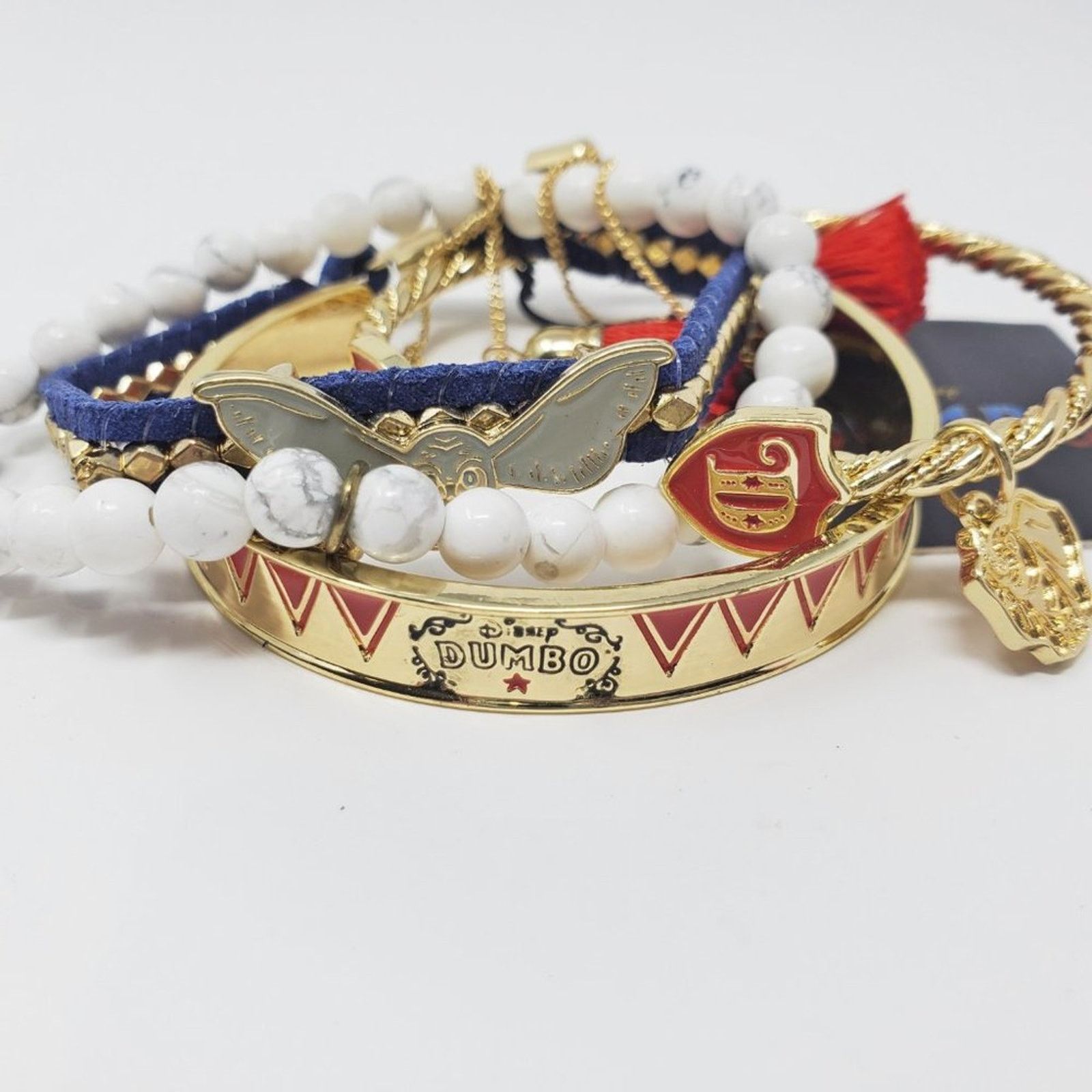 Disney Add Some Disney Magic with Dumbo Bracelet Set NIP Size ONE SIZE - 3 Thumbnail