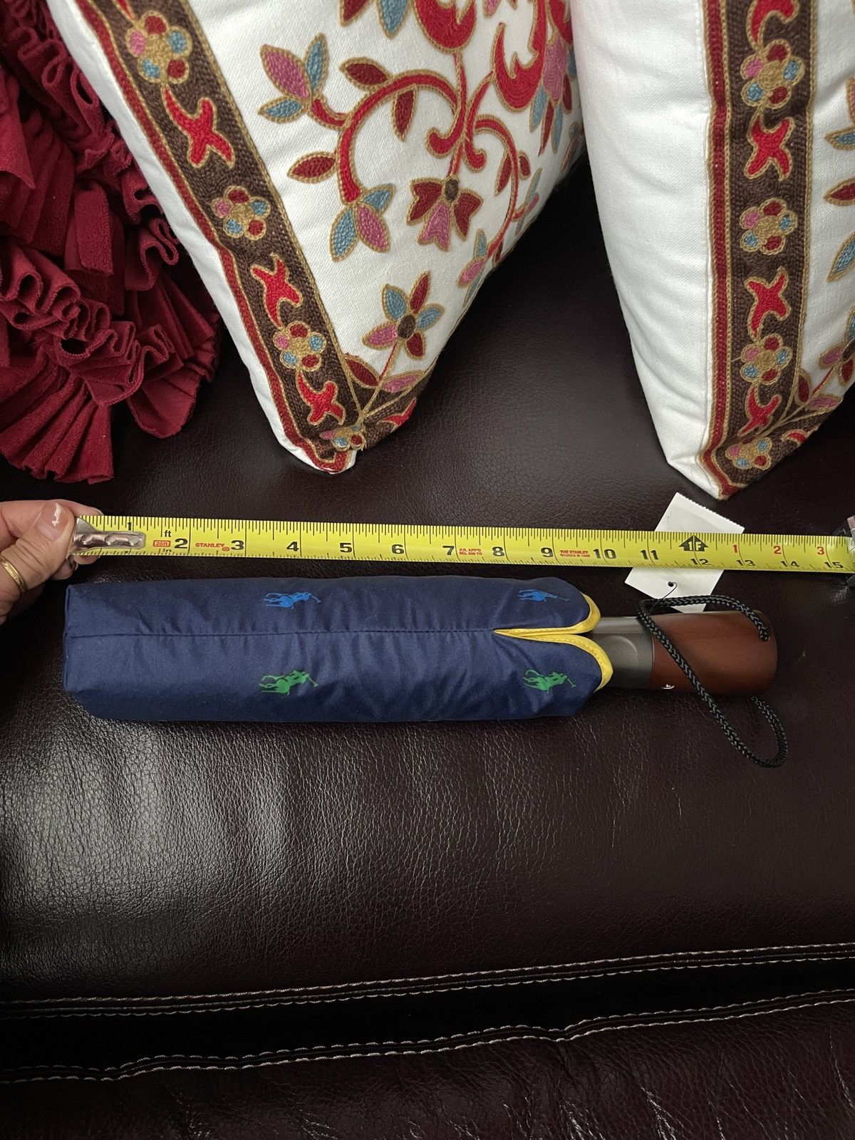 Polo Ralph Lauren NWT polo ralph Lauren umbrella in pony color in blue 12 inch Size ONE SIZE - 9 Thumbnail