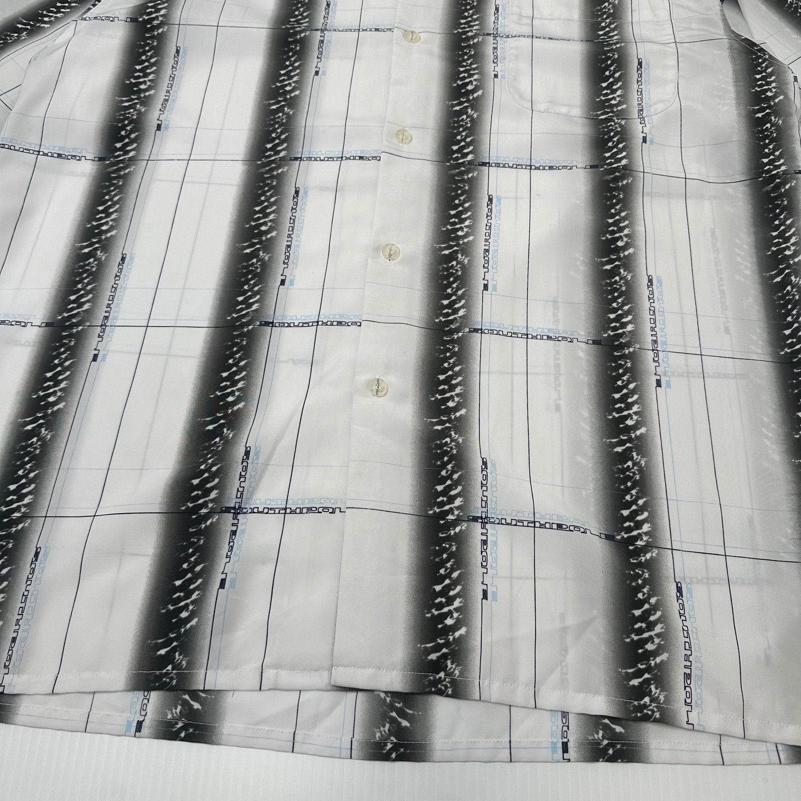 Southpole Y2K SouthPole Striped Short Sleeve Button Up L Size US L / EU 52-54 / 3 - 3 Thumbnail