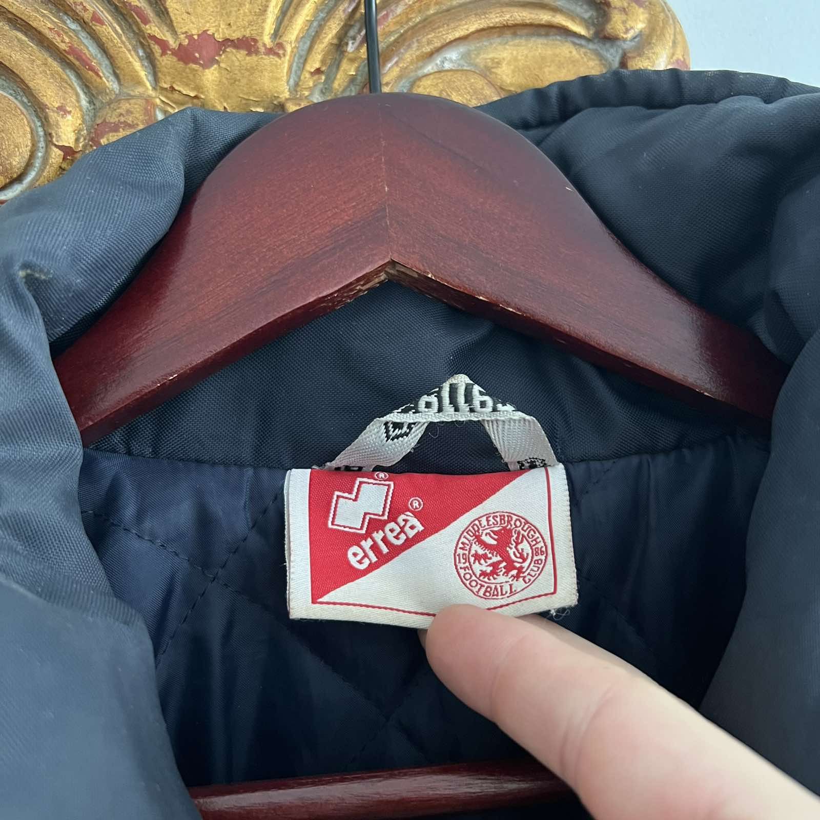 Vintage MIDDLESBROUGH ERREA VINTAGE 2002/2003 EQUIPMENT LAMPS JACKET Size US M / EU 48-50 / 2 - 4 Thumbnail
