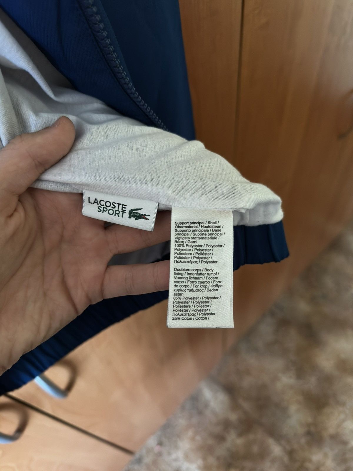 Lacoste Lacoste full zip jacket light Size US S / EU 44-46 / 1 - 8 Thumbnail