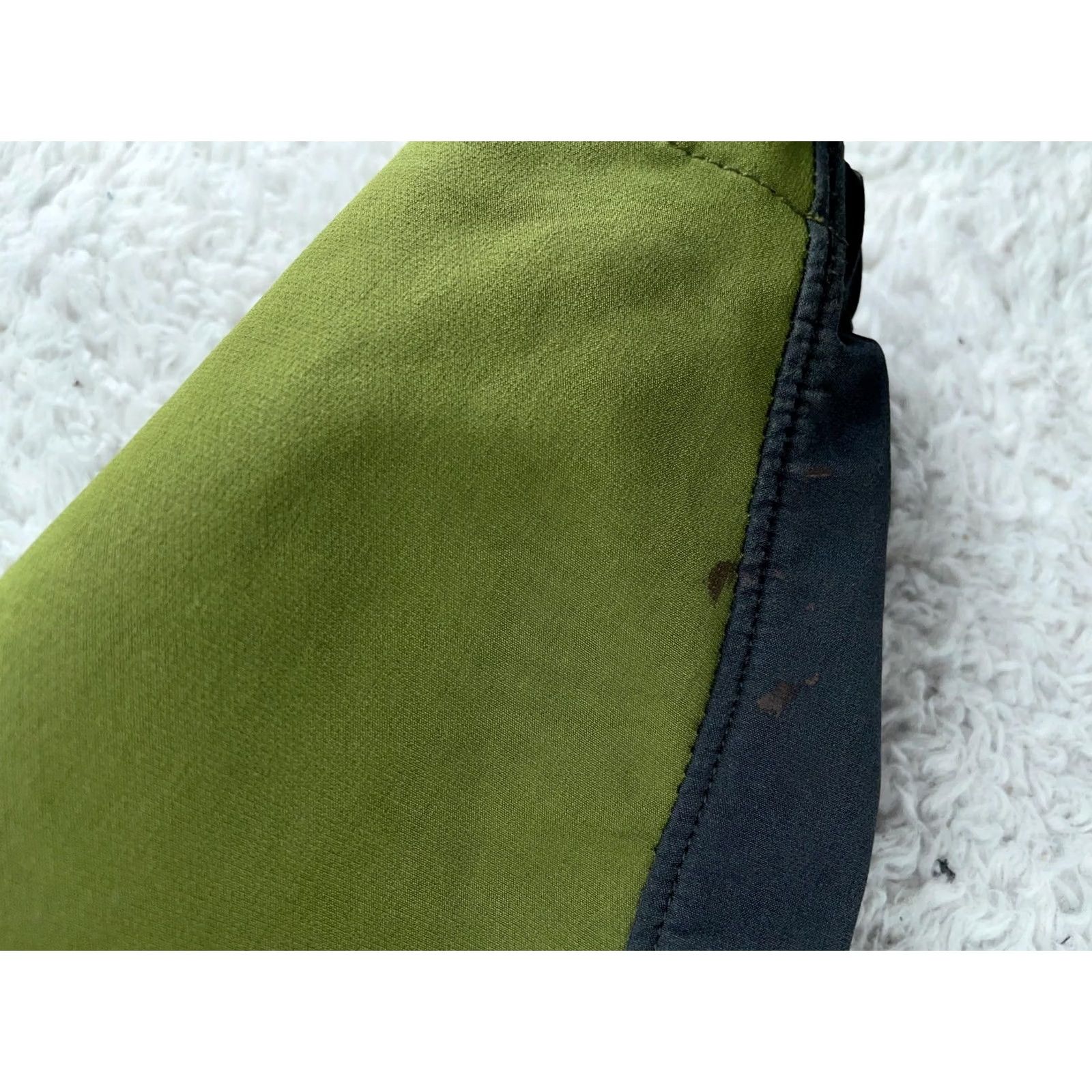 Vintage REI Windbreaker Jacket Mens Large Green Black Full Zip Hooded Softshell Hiking Outdoor Activewear Casual- Mens L Green Jacket Size US L / EU 52-54 / 3 - 6 Thumbnail