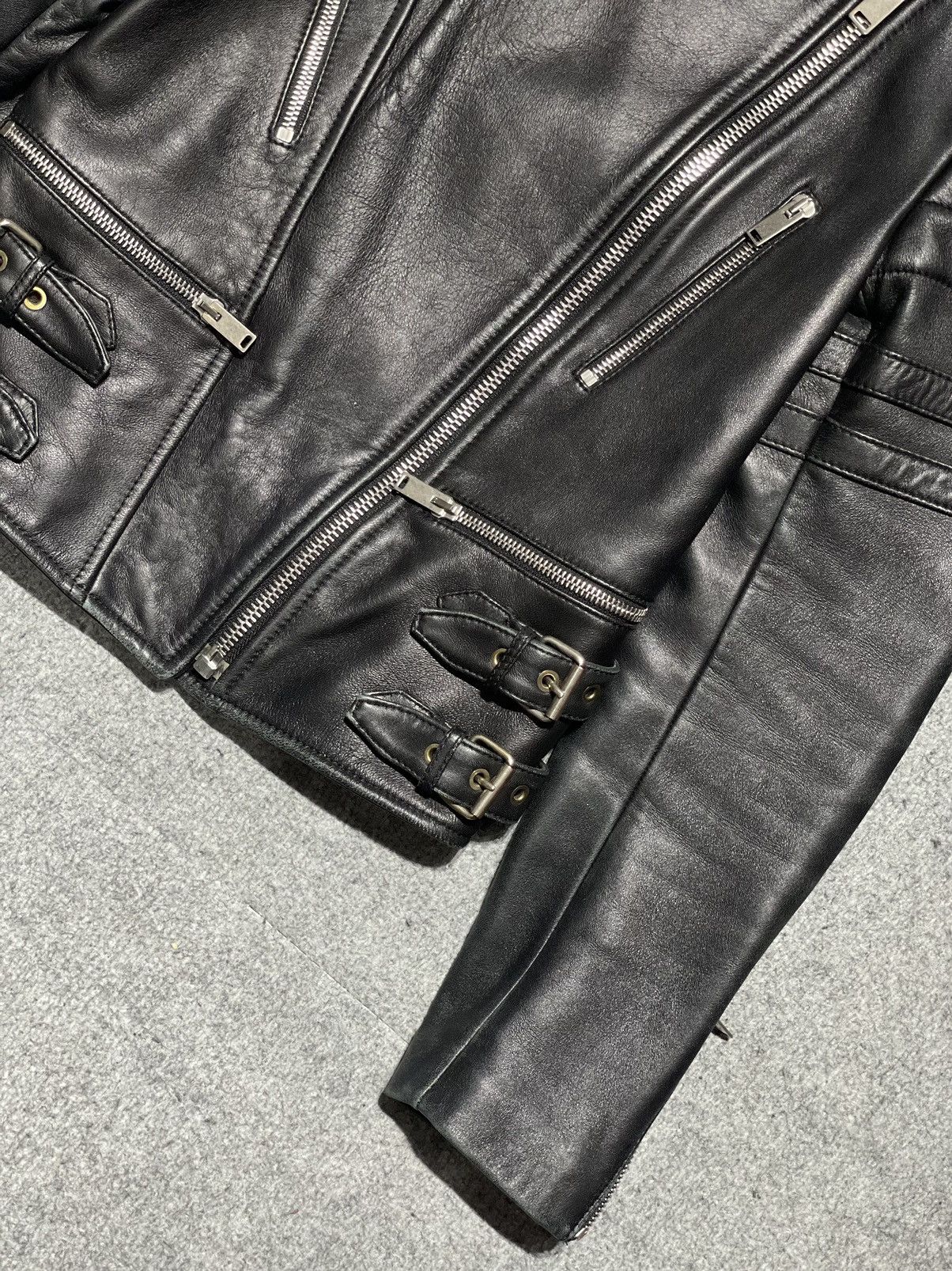 Celine Celine Phoebe Biker Leather Riders Jacket Size XS / US 0-2 / IT 36-38 - 4 Thumbnail