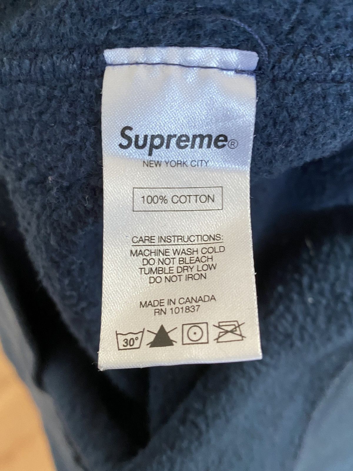 Supreme Supreme Apocalypse Hoodie Navy size L Size US L / EU 52-54 / 3 - 6 Thumbnail