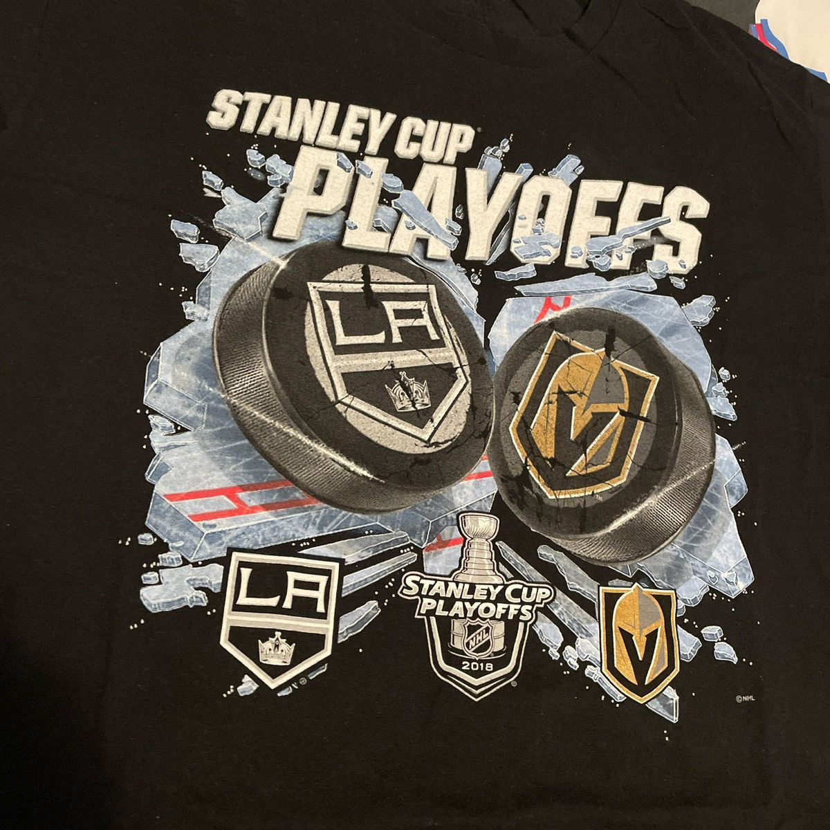 NHL 2018 NHL Vegas Golden Knights vs Los Angeles Kings Tee Size US L / EU 52-54 / 3 - 2 Thumbnail