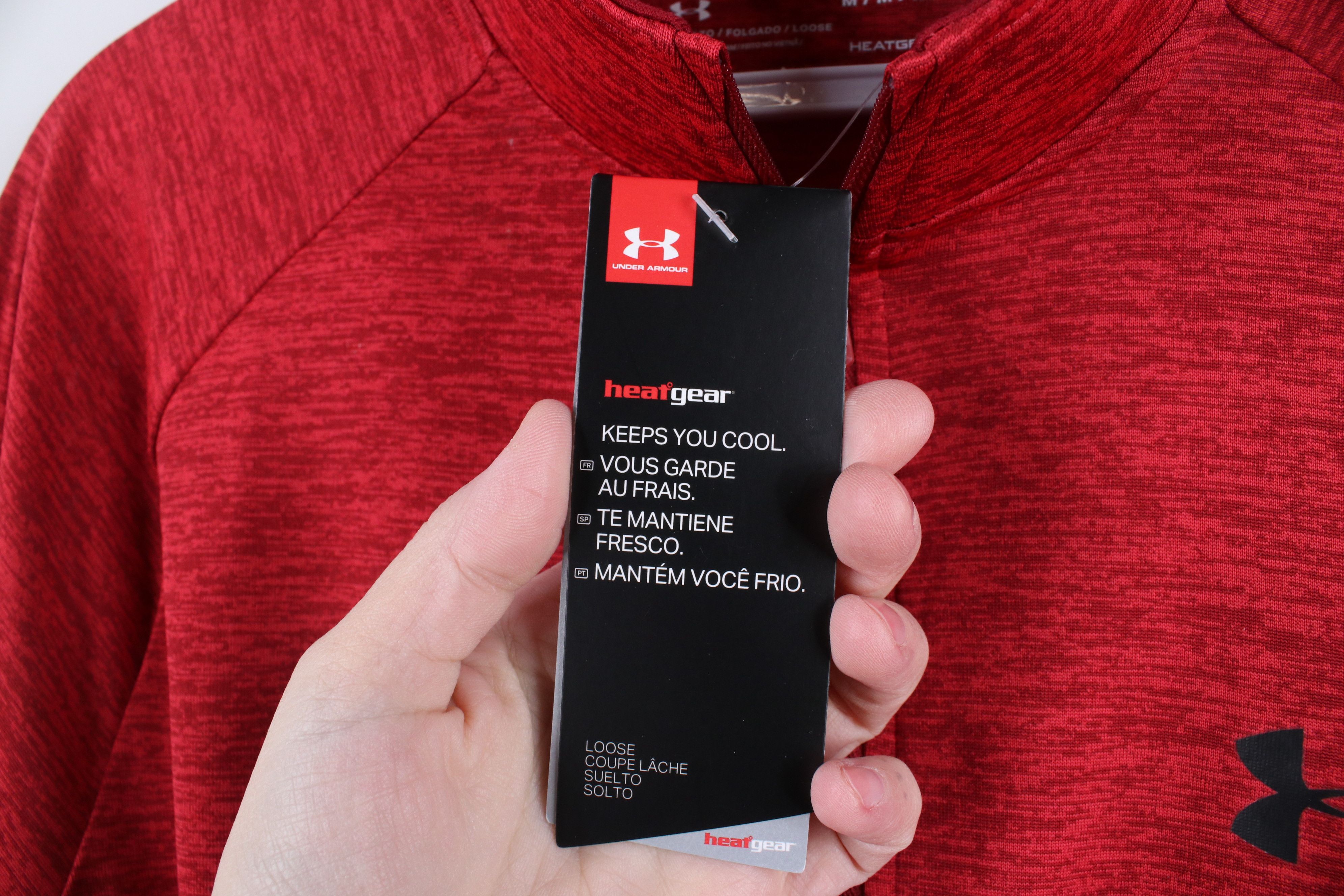 Under Armour × Vintage New Under Armour Lightweight Half Zip Pullover Shirt Top Size US M / EU 48-50 / 2 - 6 Thumbnail