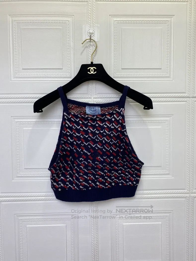 Prada Prada Knitted suspender vest Size S / US 4 / IT 40 - 1 Thumbnail