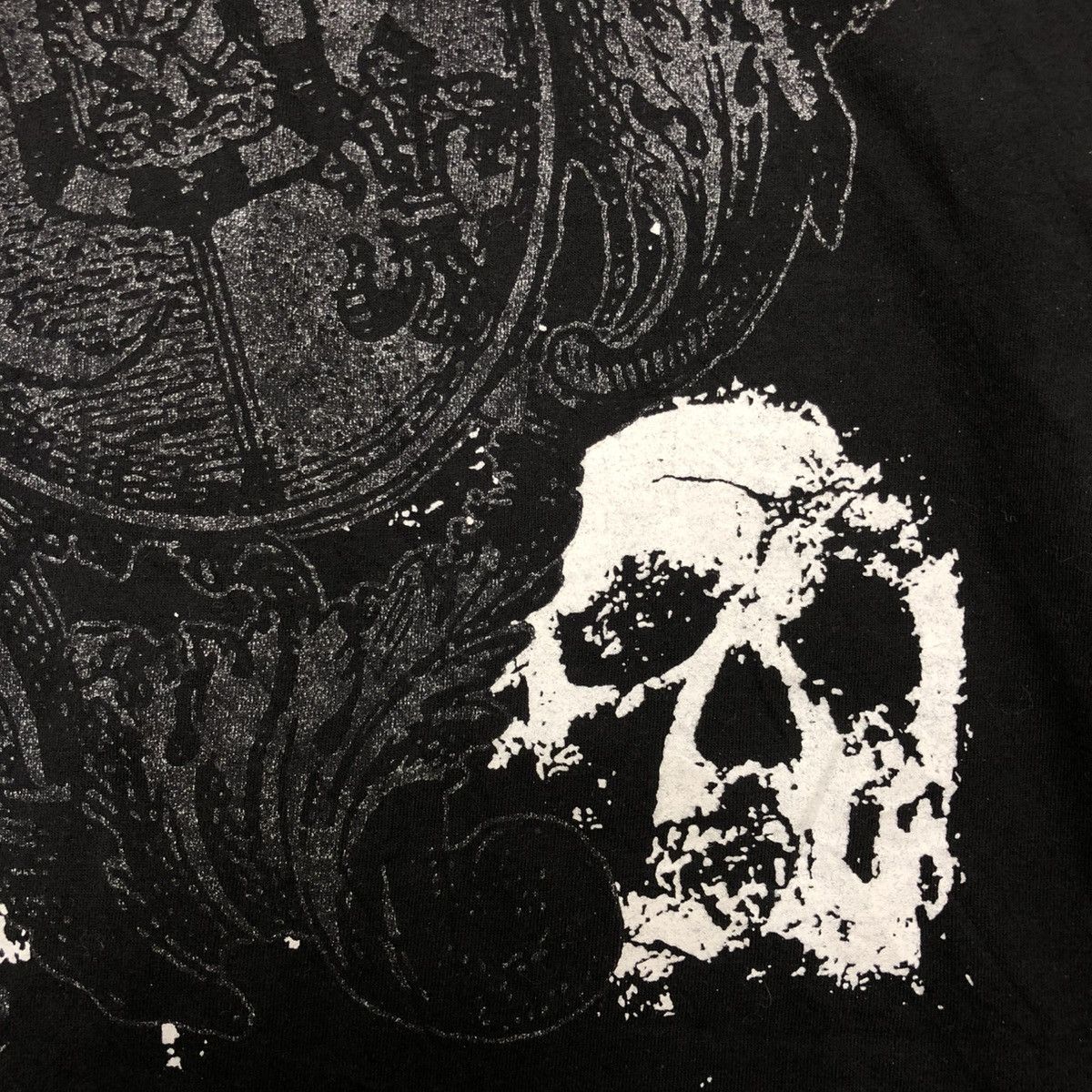 14th Addiction × If Six Was Nine × Japanese Brand 2000s Sex Pot Revenge Skulls Poem Grunge Punk Style Shirt Size S / US 4 / IT 40 - 5 Thumbnail