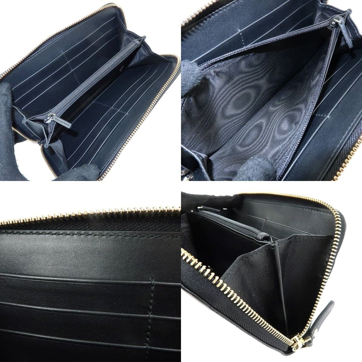 Gucci Gucci Microguccissima Zippy Wallet Calfskin Black Size ONE SIZE - 4 Thumbnail