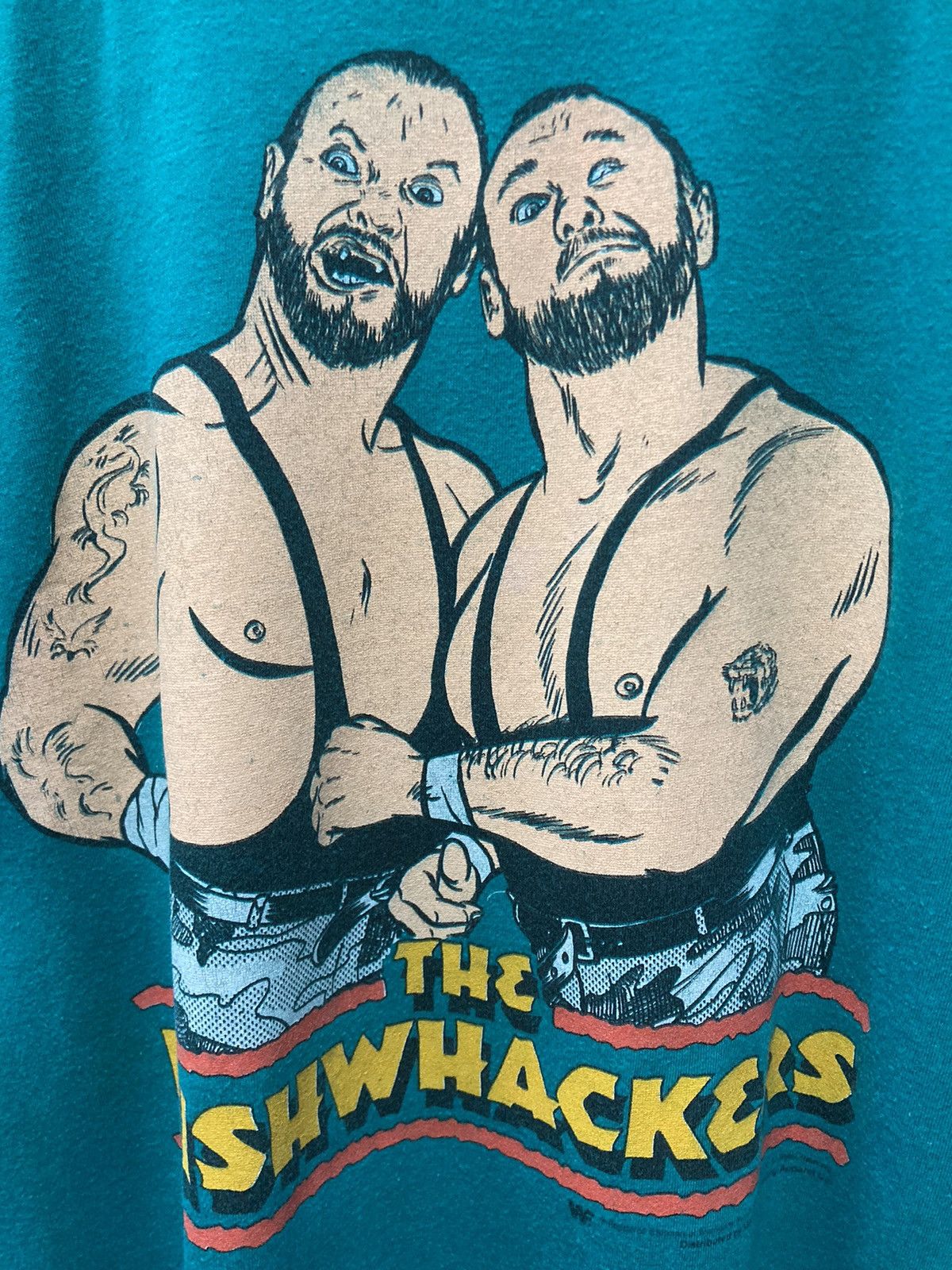 Vintage × WWF Vintage 1989 The Bushwhackers shirt Size US M / EU 48-50 / 2 - 5 Thumbnail