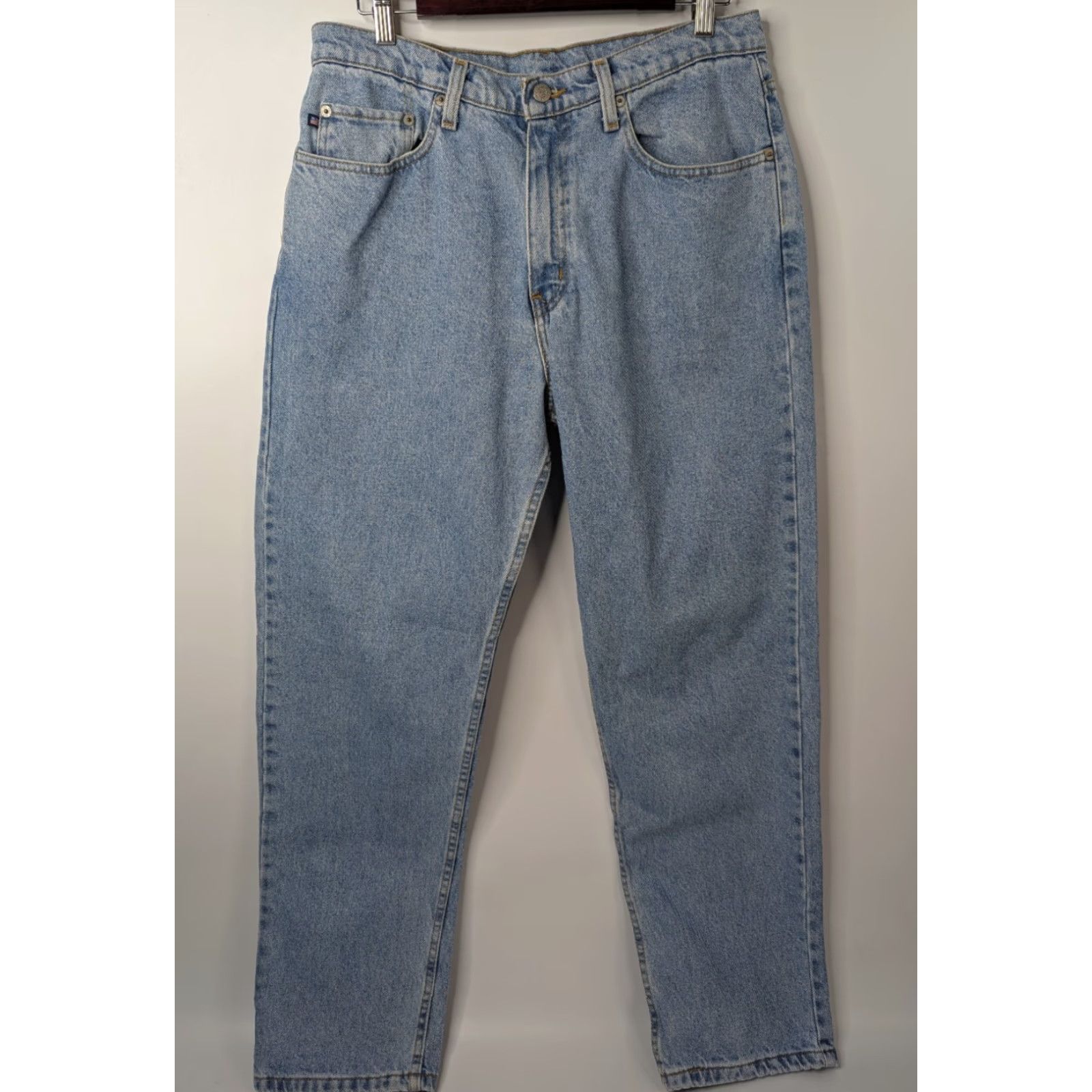 Polo Ralph Lauren VINTAGE Polo Ralph Lauren Polo Jeans Co Jeans Men's 34X32 Relaxed Light Blue Cotton Denim Slim/Relaxed Fit 5-Pocket Logo Size US S / EU 44-46 / 1 - 5 Thumbnail