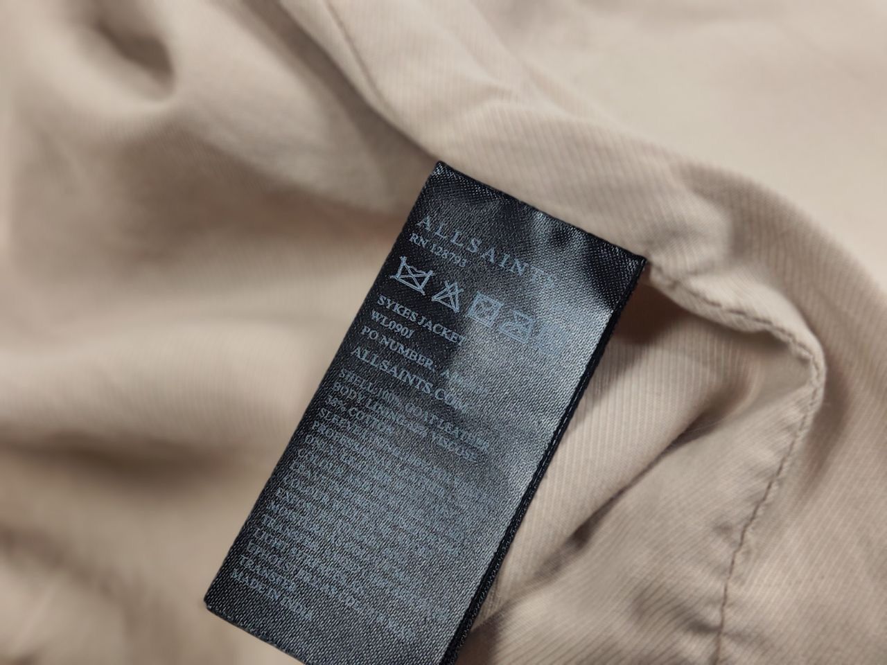 Allsaints Allsaints Sukes Suede Leather Dusty Pink Beige Jacket Size XS / US 0-2 / IT 36-38 - 22 Thumbnail