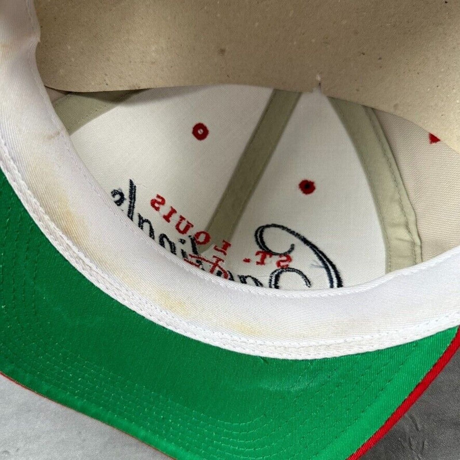 MLB Vintage St. Louis Cardinals MLB Khaki Script Hat Size ONE SIZE - 5 Thumbnail