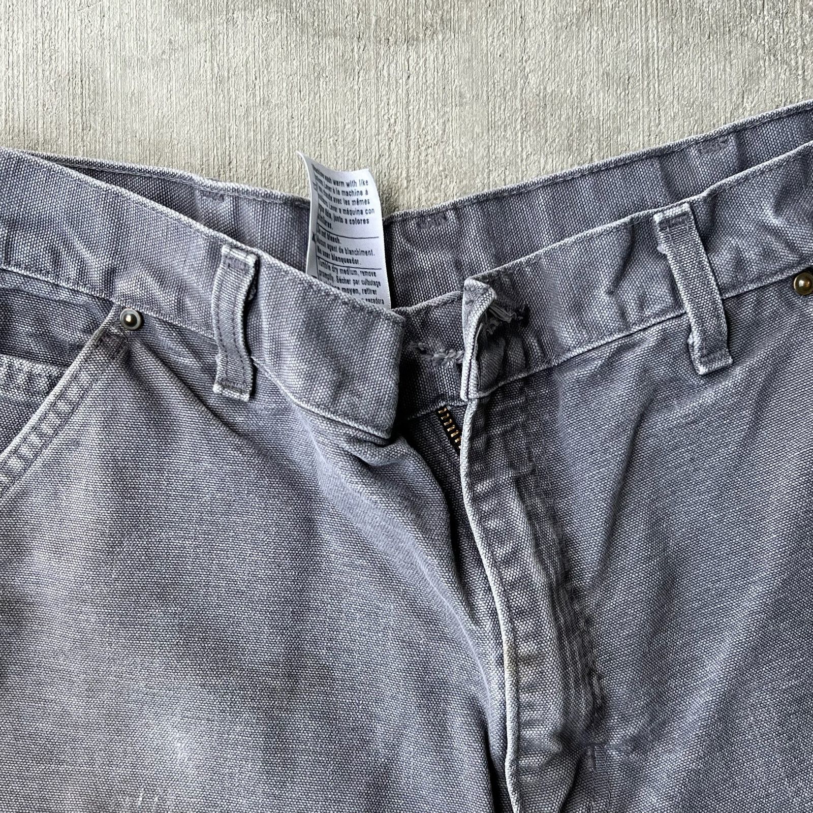 Carhartt × Vintage Carhartt gray double knee work wear carpenter pants Size US 31 - 3 Thumbnail
