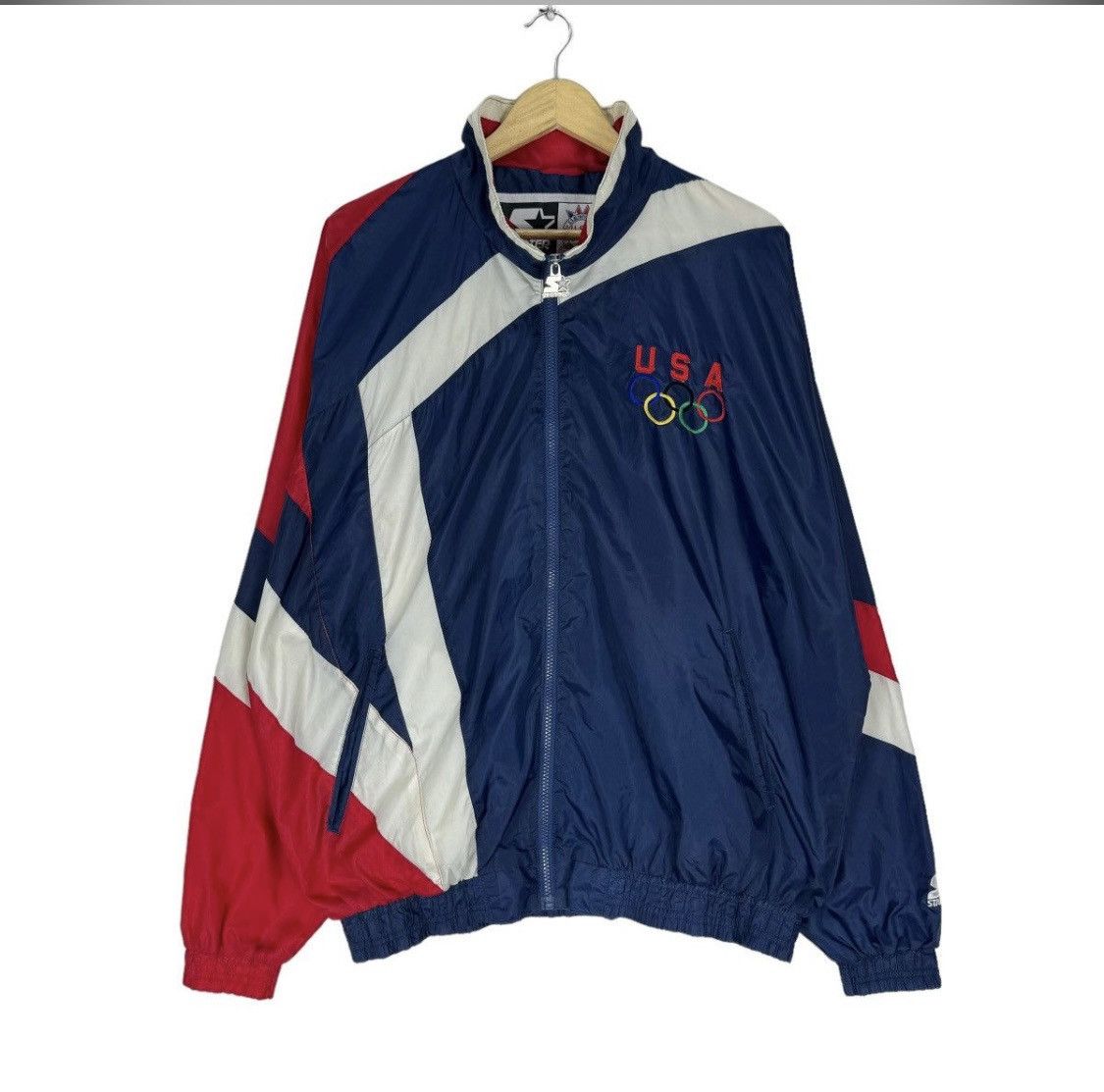 Starter × USA Olympics × Vintage Starter USA Olympics jacket Size US L / EU 52-54 / 3 - 2 Thumbnail