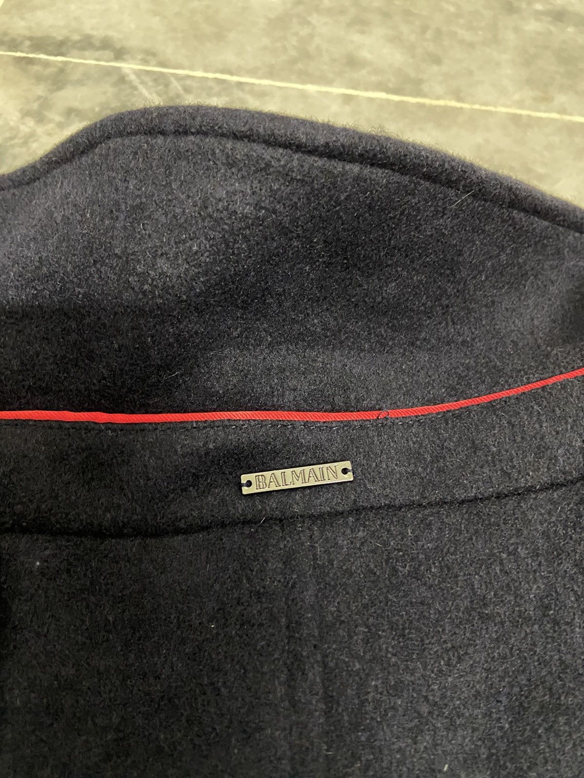 Balmain Balmain Navy Pea Coat Size US L / EU 52-54 / 3 - 11 Thumbnail