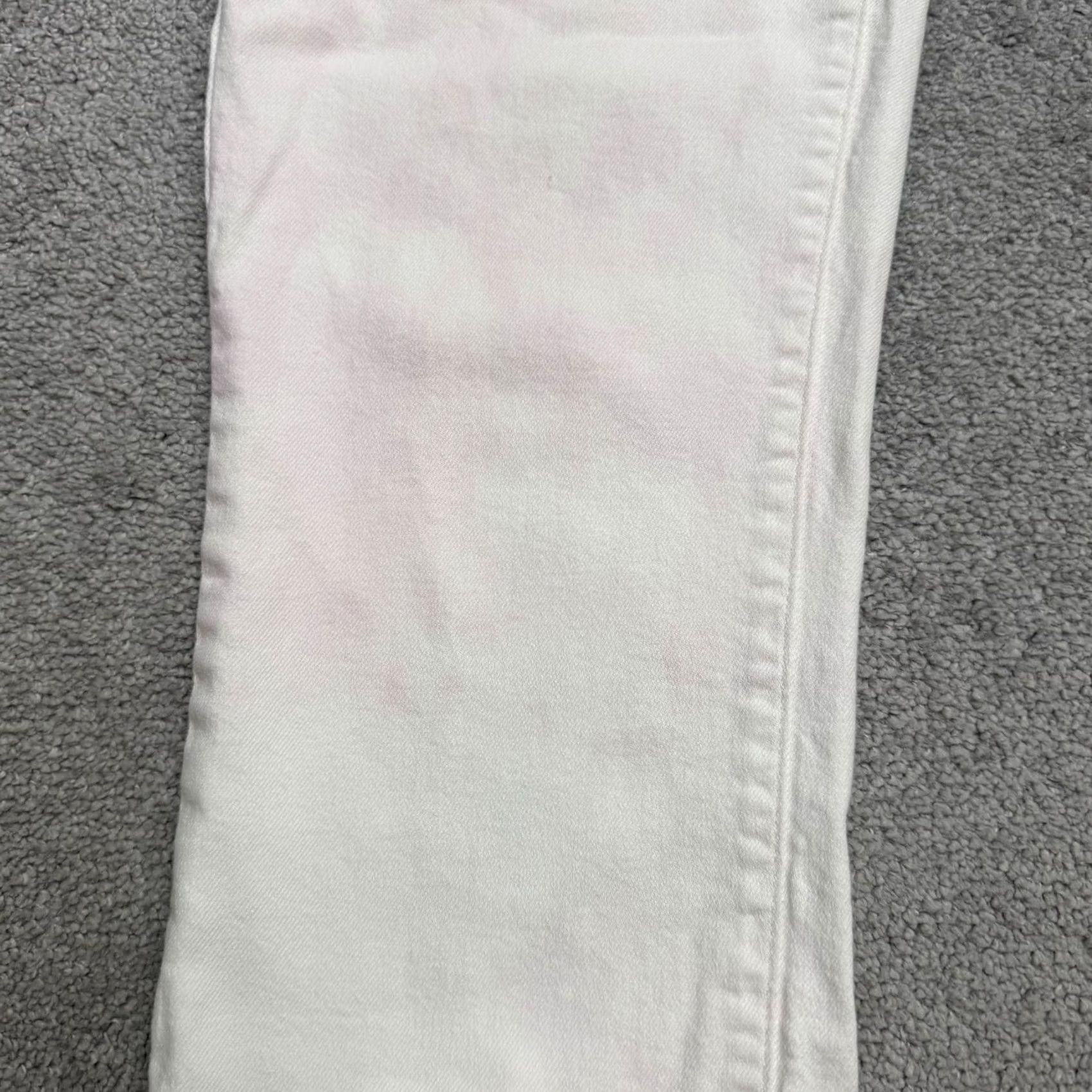 Levi's Levi's 501 Jeans Cropped Mid White Womens W29 XS? Size 29" - 7 Thumbnail