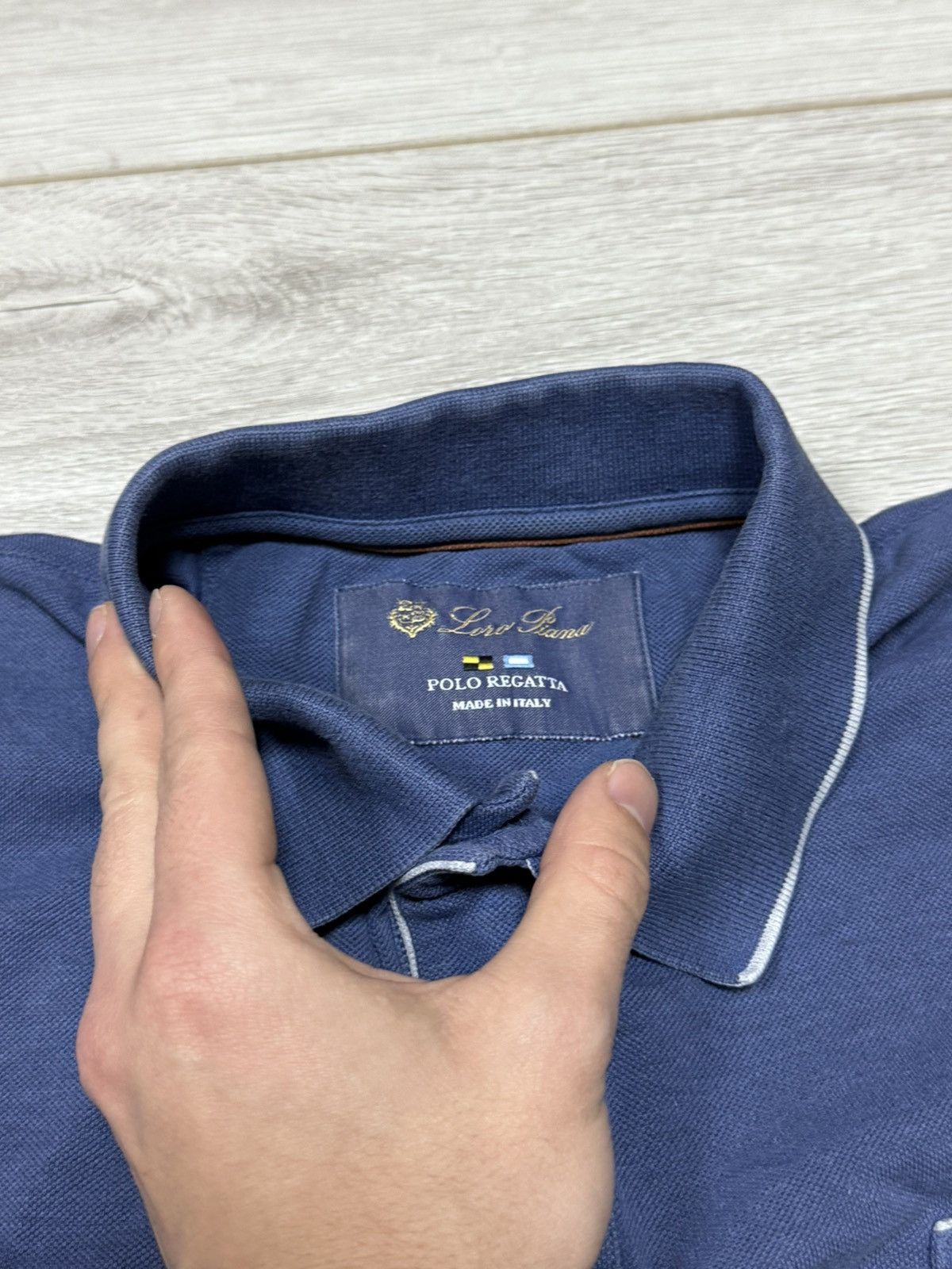 Loro Piana Loro Piana Regatta Cotton Polo shirt buttons Size US XXL / EU 58 / 5 - 3 Thumbnail