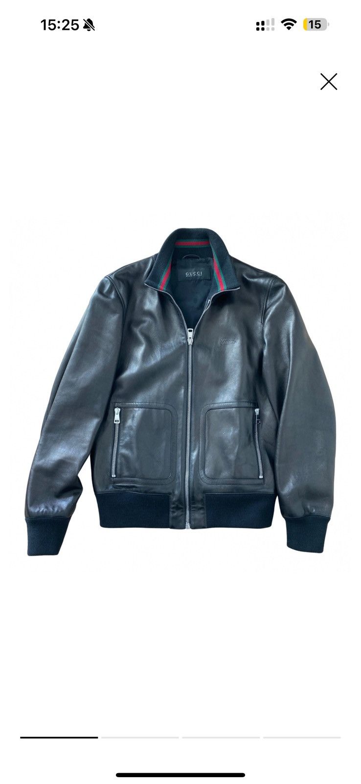 Gucci Gucci Leather Jacket Size US M / EU 48-50 / 2 - 1 Thumbnail