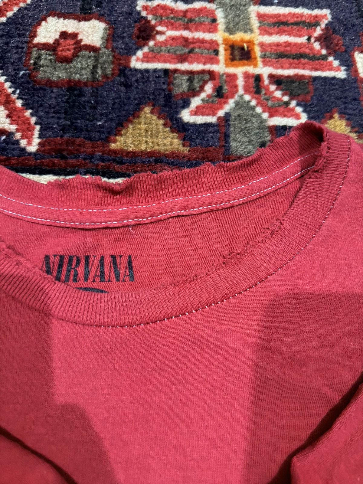 Nirvana Nirvana In Utero Vintage Style Distressed Grunge Band Tee Size US L / EU 52-54 / 3 - 4 Thumbnail