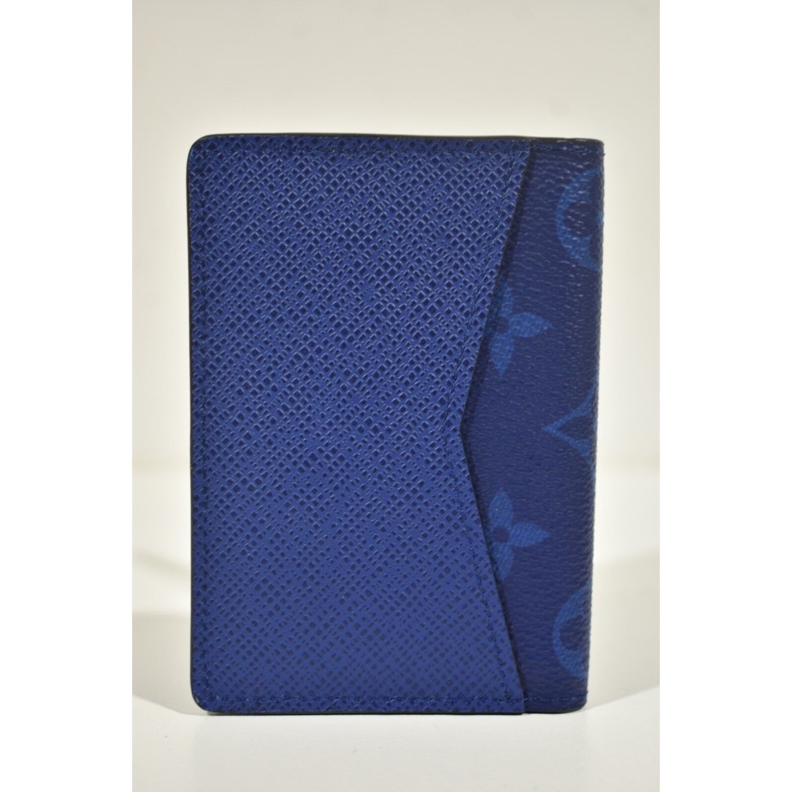 Louis Vuitton Louis Vuitton Navy Monogram Logo Pocket Organizer Wallet Size ONE SIZE - 6 Thumbnail