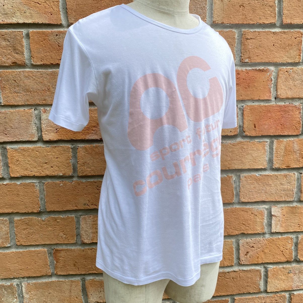 Courreges Courreges White Short Sleeve Logo Print T-Shirt Size US M / EU 48-50 / 2 - 15 Thumbnail