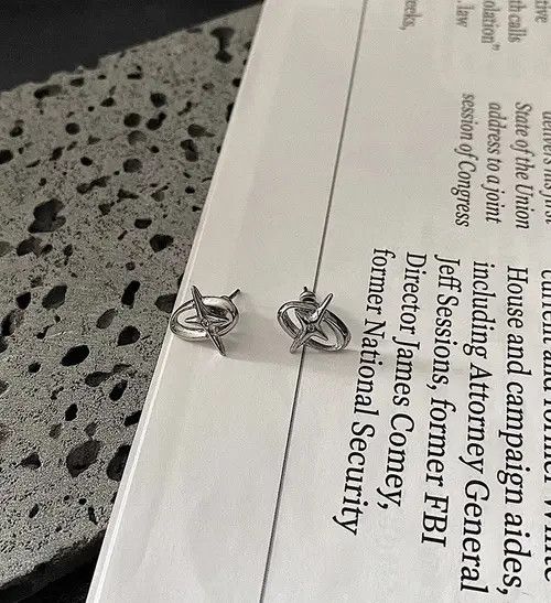 Designer Retro punk earrings Size ONE SIZE - 4 Thumbnail