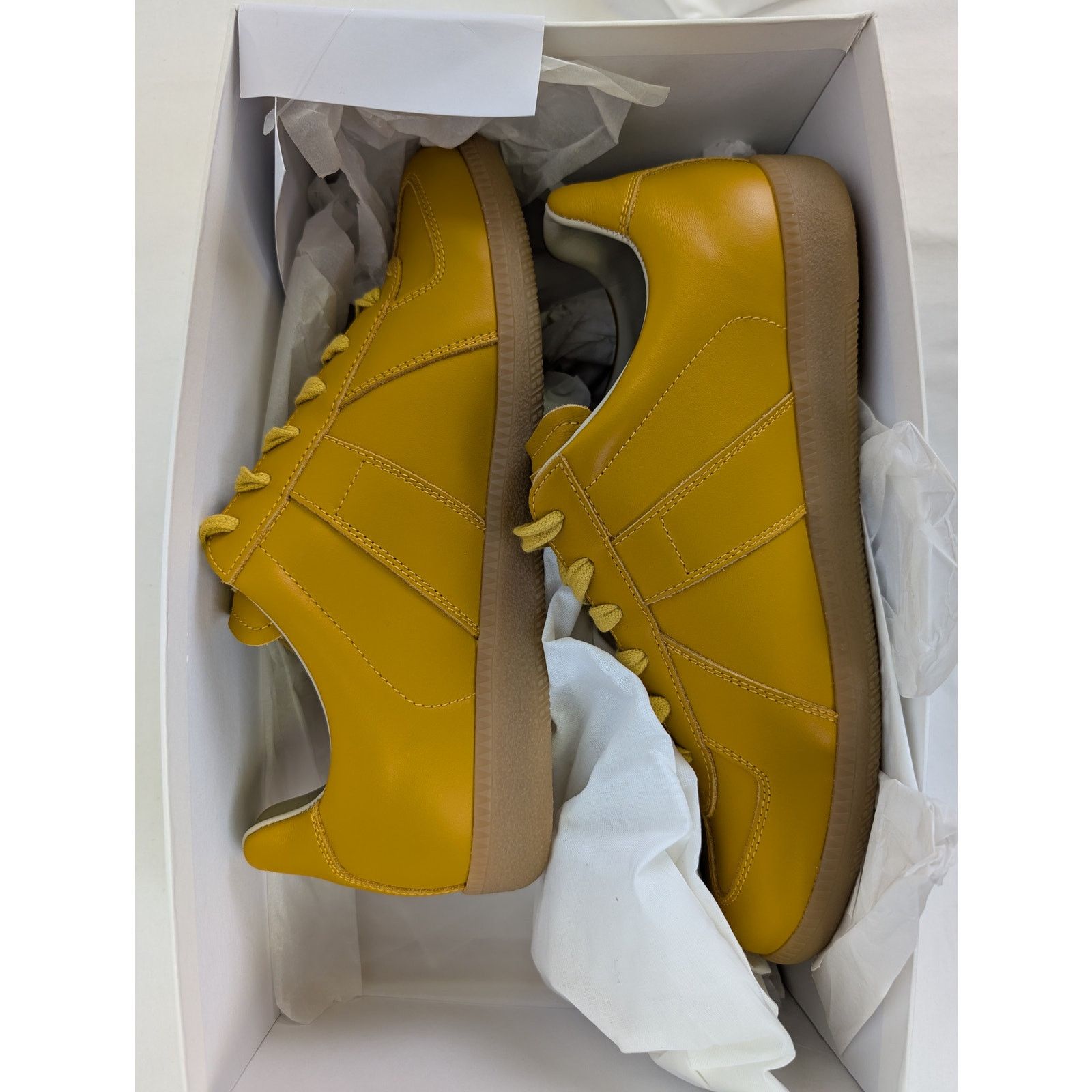 Maison Margiela o1rshd1 Low-Top Sneakers in Mustard Yellow Size US 8 / EU 41 - 21 Thumbnail