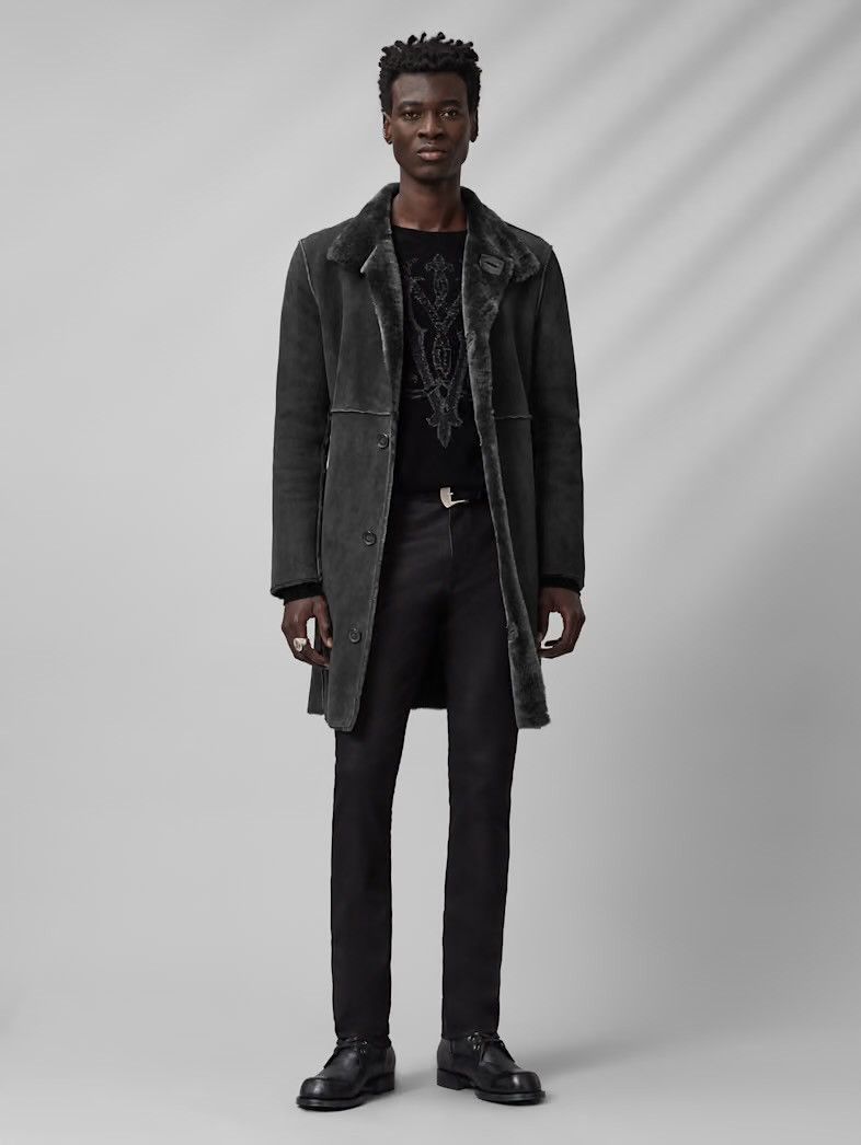 John Varvatos Ellwood Shearling Coat EU 54 USA 44 Size US L / EU 52-54 / 3 - 8 Thumbnail