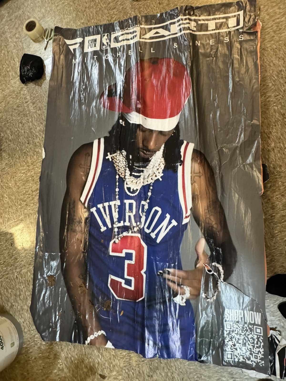 Nike Mitchell & Ness playboi carti poster Size US XL / EU 56 / 4 - 1 Thumbnail