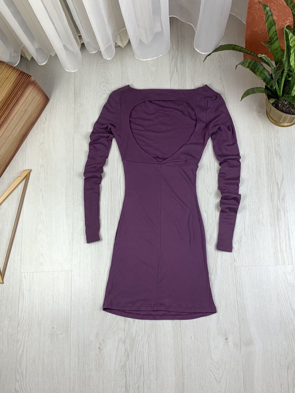 Pierre Balmain Pierre Balmain Womens Long Sleeve Purple Dress Size IT 40 Size S / US 4 / IT 40 - 6 Thumbnail