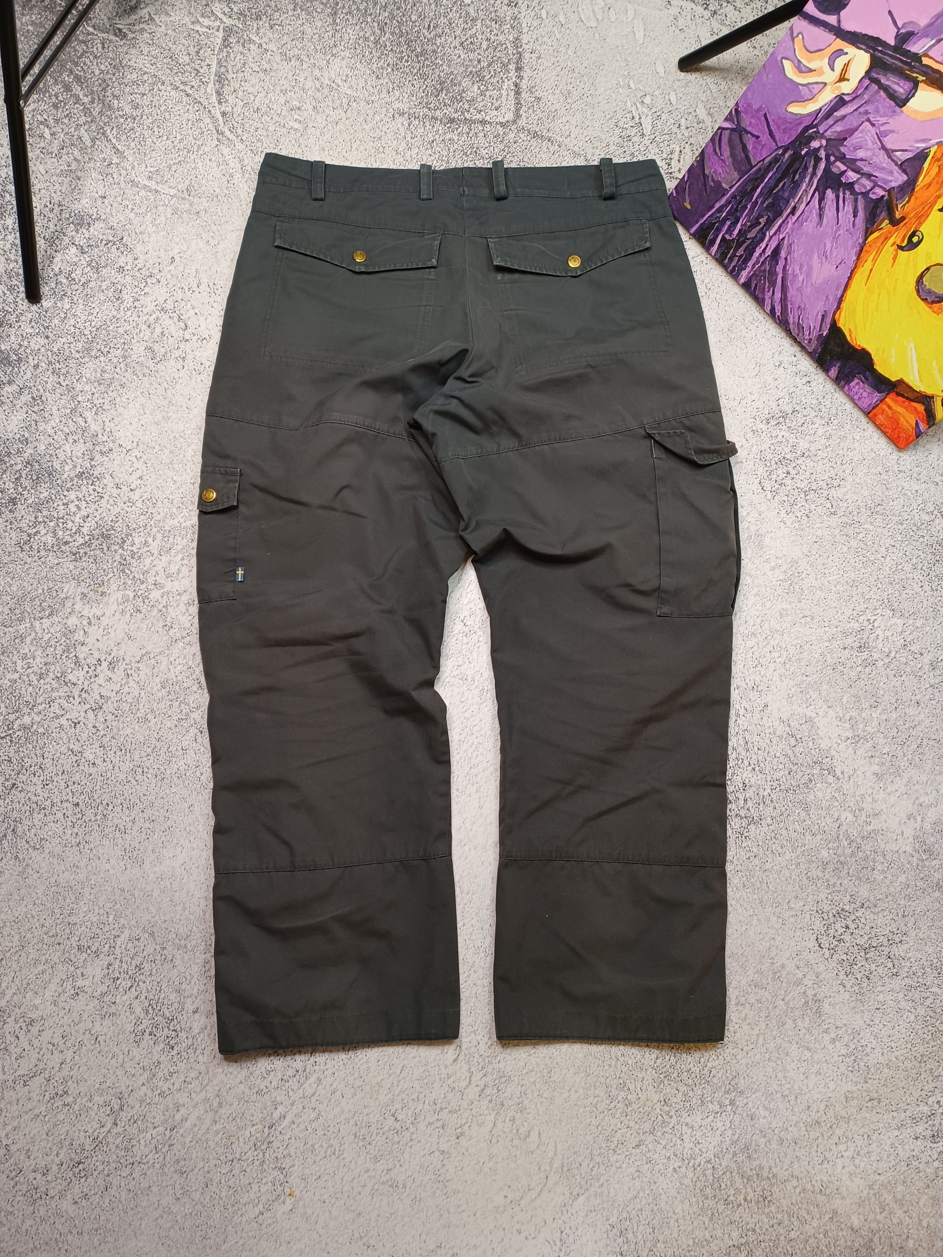 Fjallraven × Vintage Fjallraven g1000 Grey Pants Size US 36 / EU 52 - 2 Thumbnail