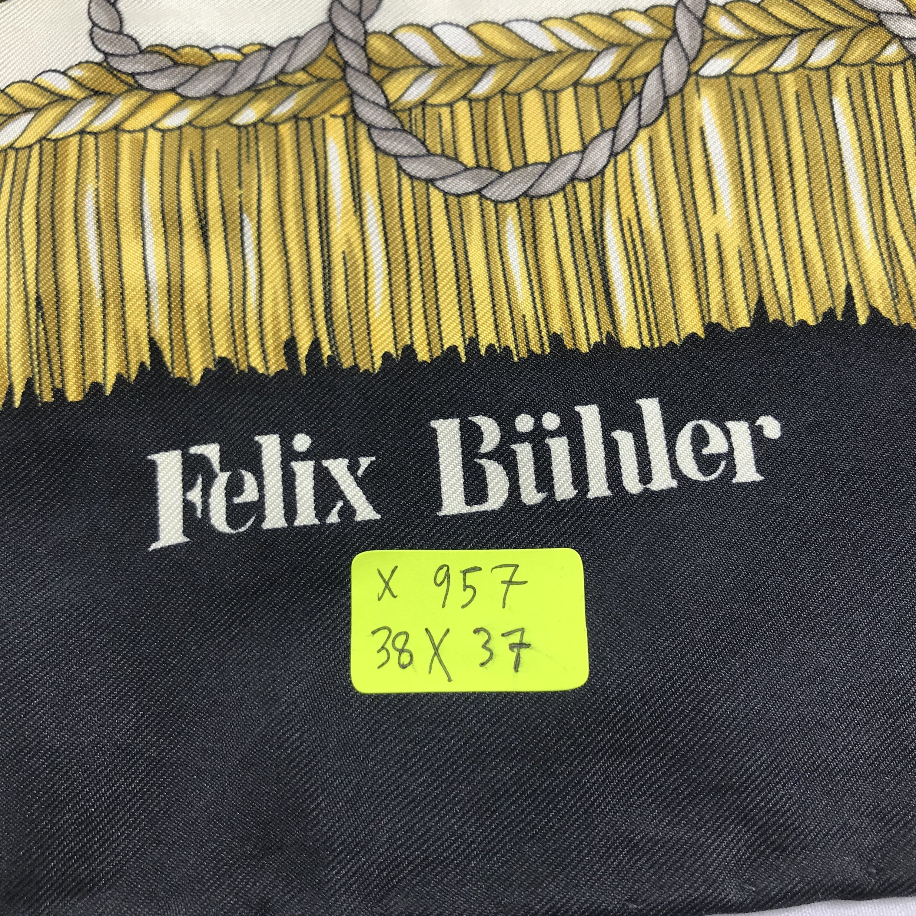 Vintage Vintage Felix Buhler Silk Scarf Size ONE SIZE - 6 Thumbnail
