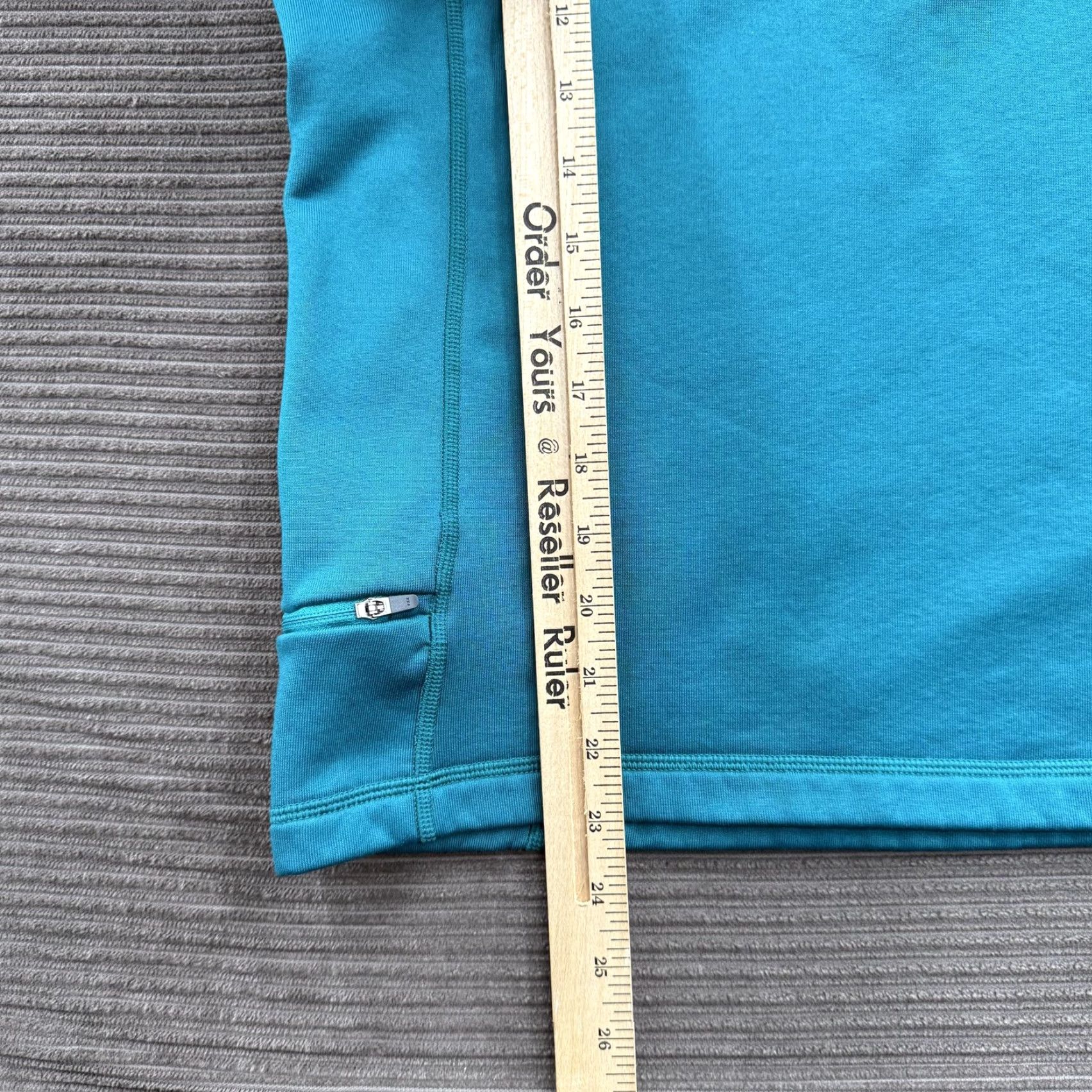 Patagonia Patagonia Pullover Womens Medium Blue Quarter Zip Stretch Outdoor Downstream Investments Logo Raglan Sleeve Mock Neck Athletic 1/4 Zip Size M / US 6-8 / IT 42-44 - 6 Thumbnail