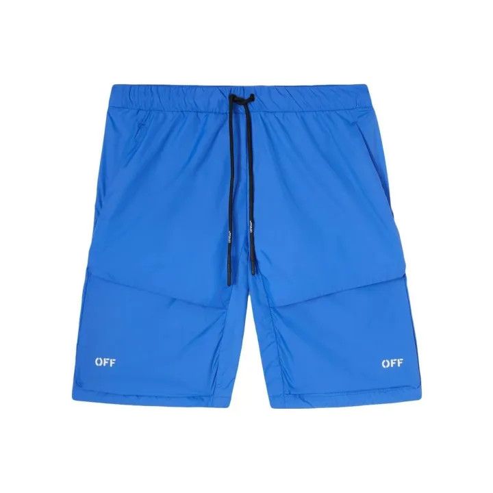 Off-White Off-White Blue Drawstring Casual Shorts 0079 Size US 26 / EU 42 - 1 Thumbnail