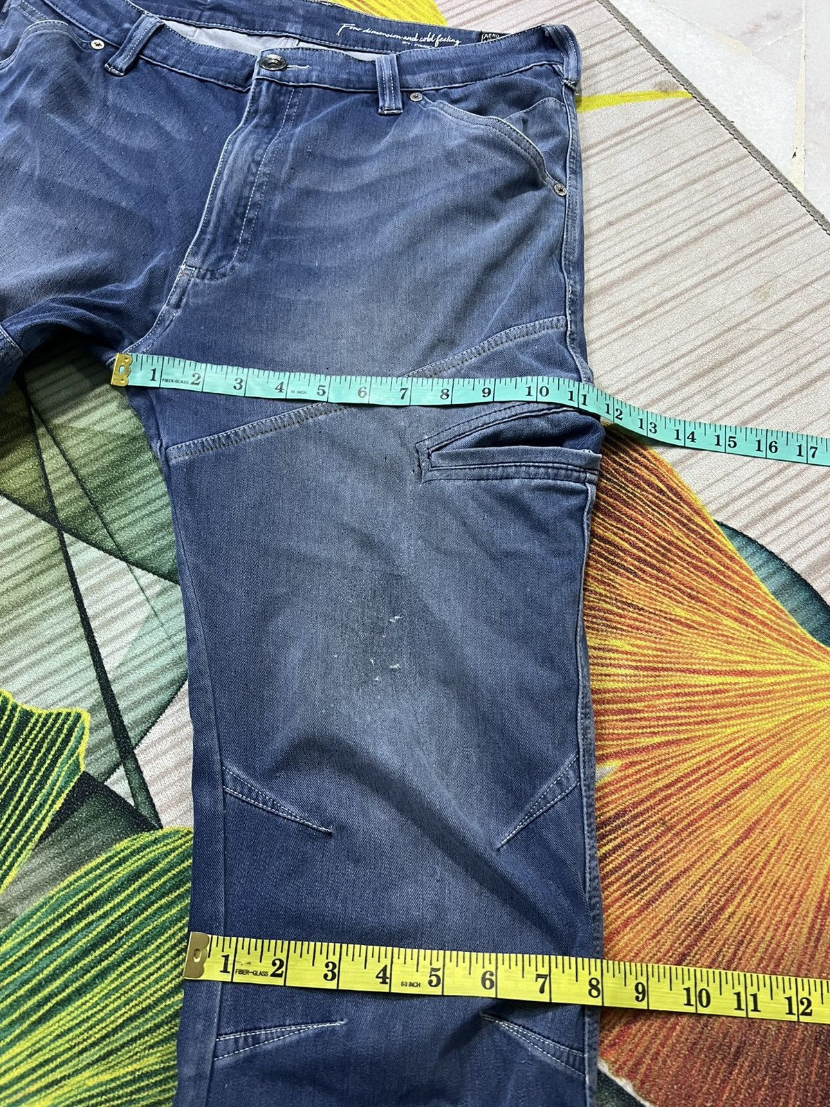 Japanese Brand FIELDCORE BIKERS PANTS🔥 Size US 33 - 17 Thumbnail