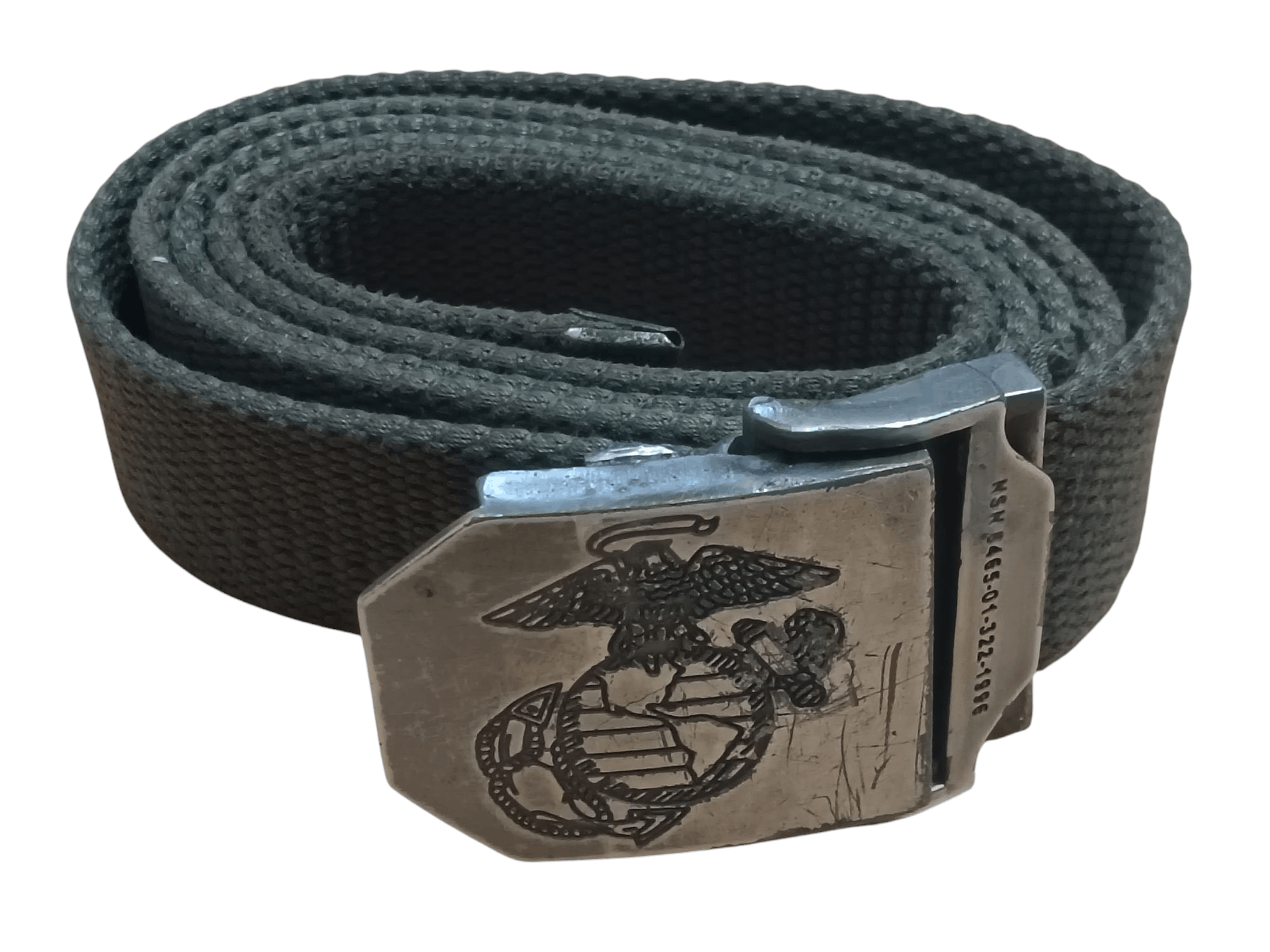 Vintage US MILITARY BUCKLE BELT Size ONE SIZE - 1 Thumbnail