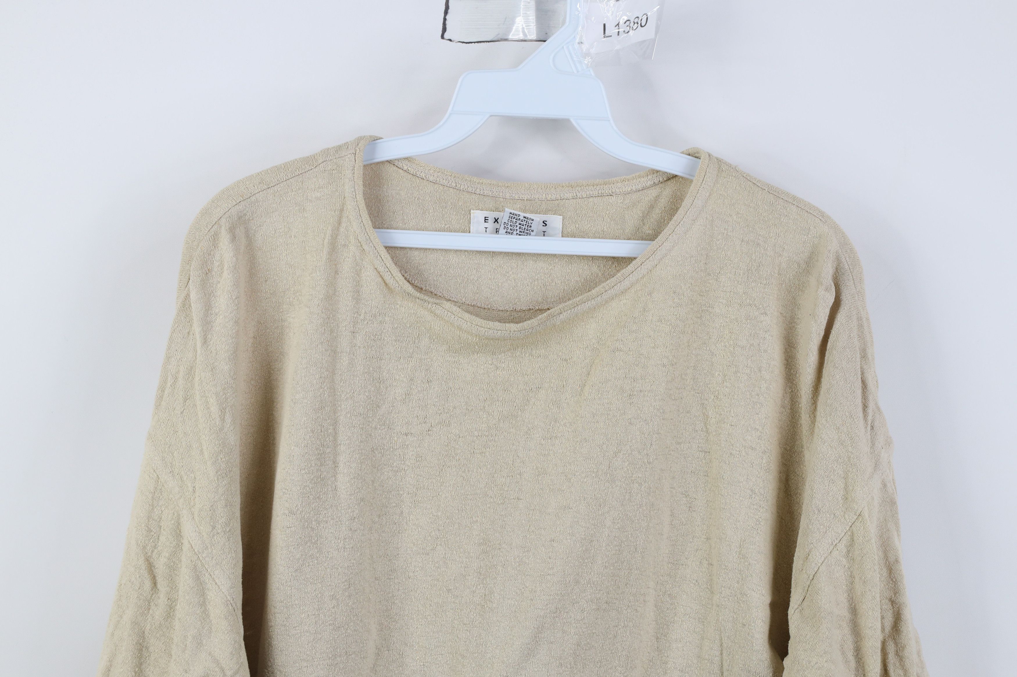 Express Vintage 90s Express Silk Knit Short Sleeve T-Shirt Babydoll Size L / US 10 / IT 46 - 2 Thumbnail