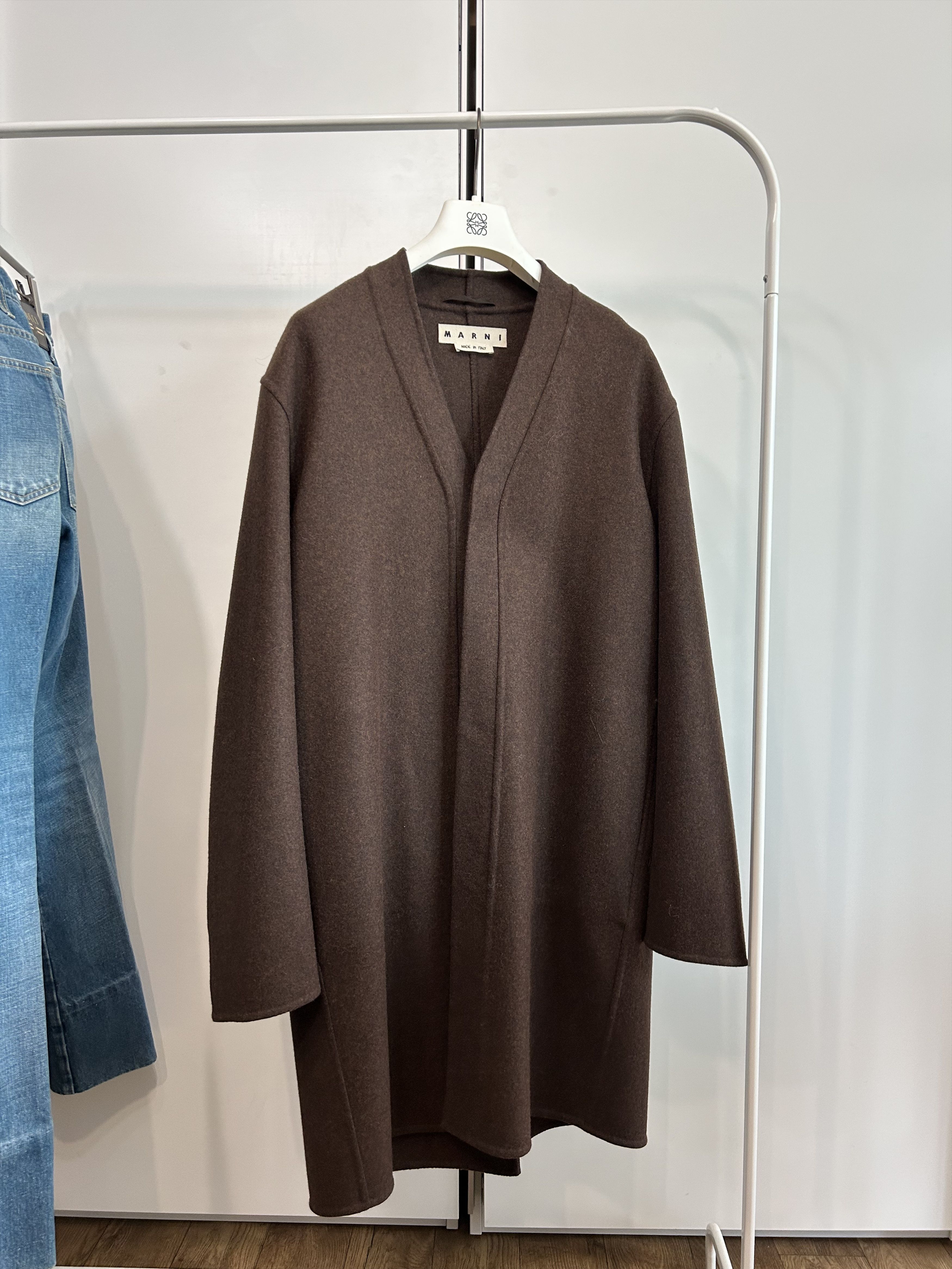 Marni MARNI Collarless Wrap Coat Size US M / EU 48-50 / 2 - 1 Thumbnail